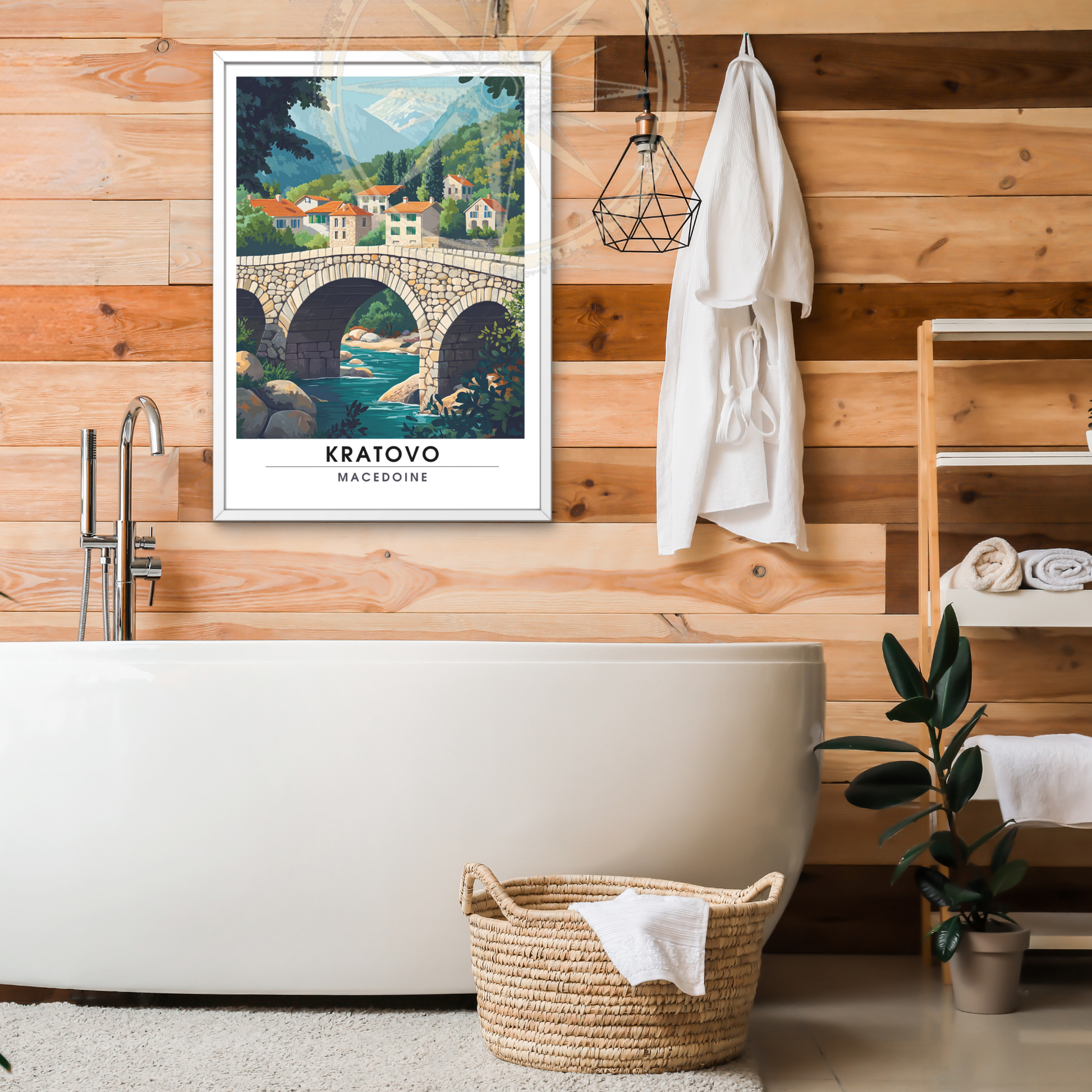 Affiche Kratovo | Impression Macédoine | Affiche Macédoine