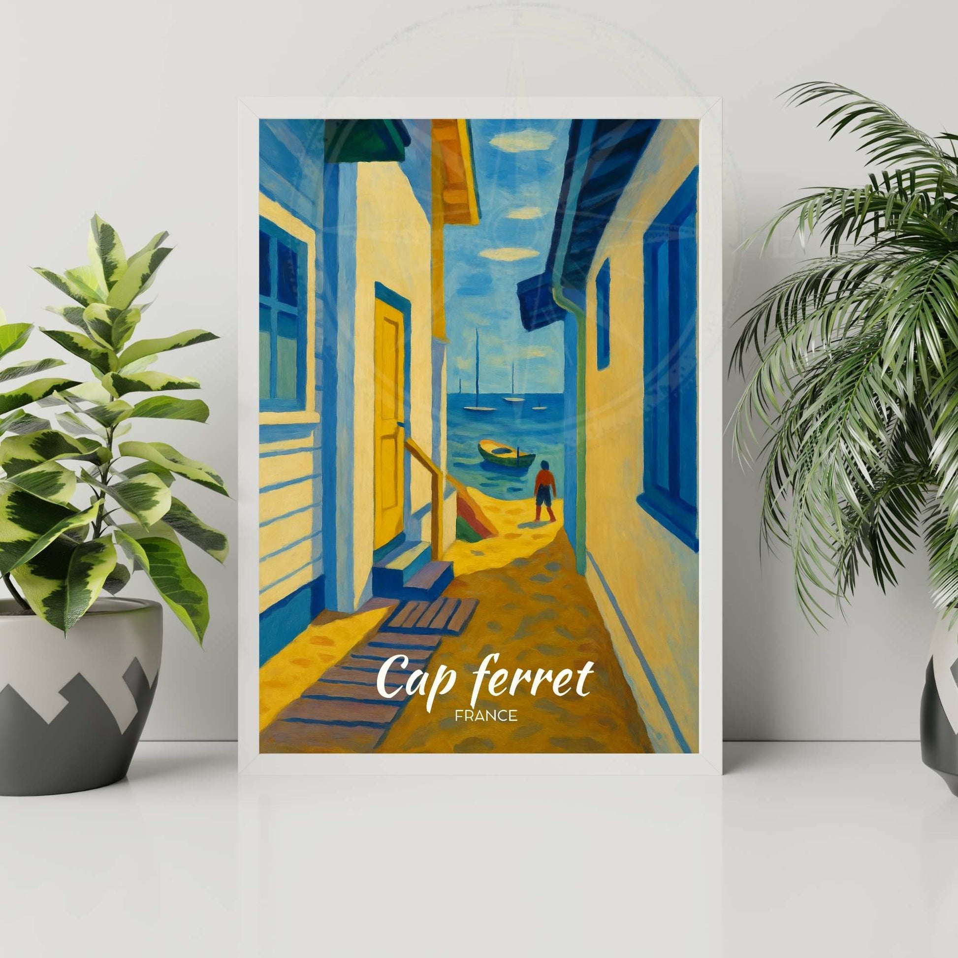 Affiche de voyage Cap Ferret