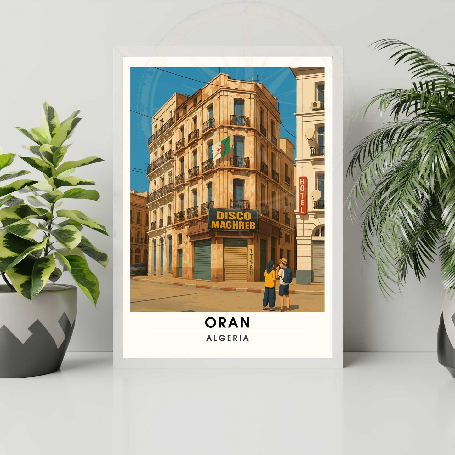 Affiche Oran | impression Oran - Disco Maghreb, Algérie