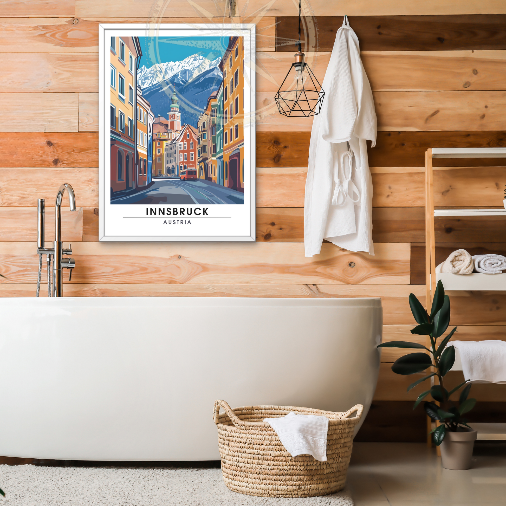 Affiche Innsbruck | Poster décoratif Autriche | Affiche Autriche