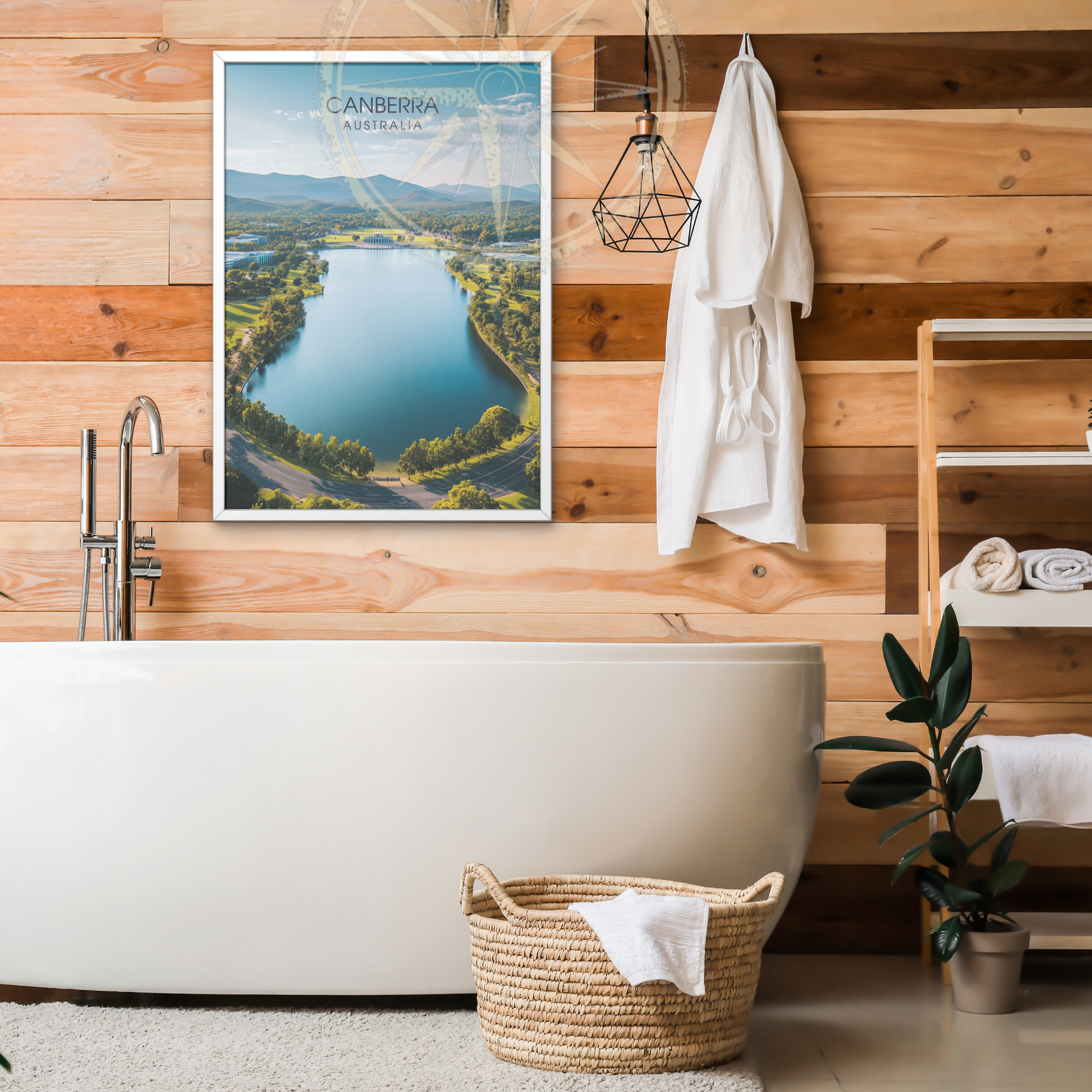 Affiche Canberra | Poster décoratif Australie | Affiche Australie