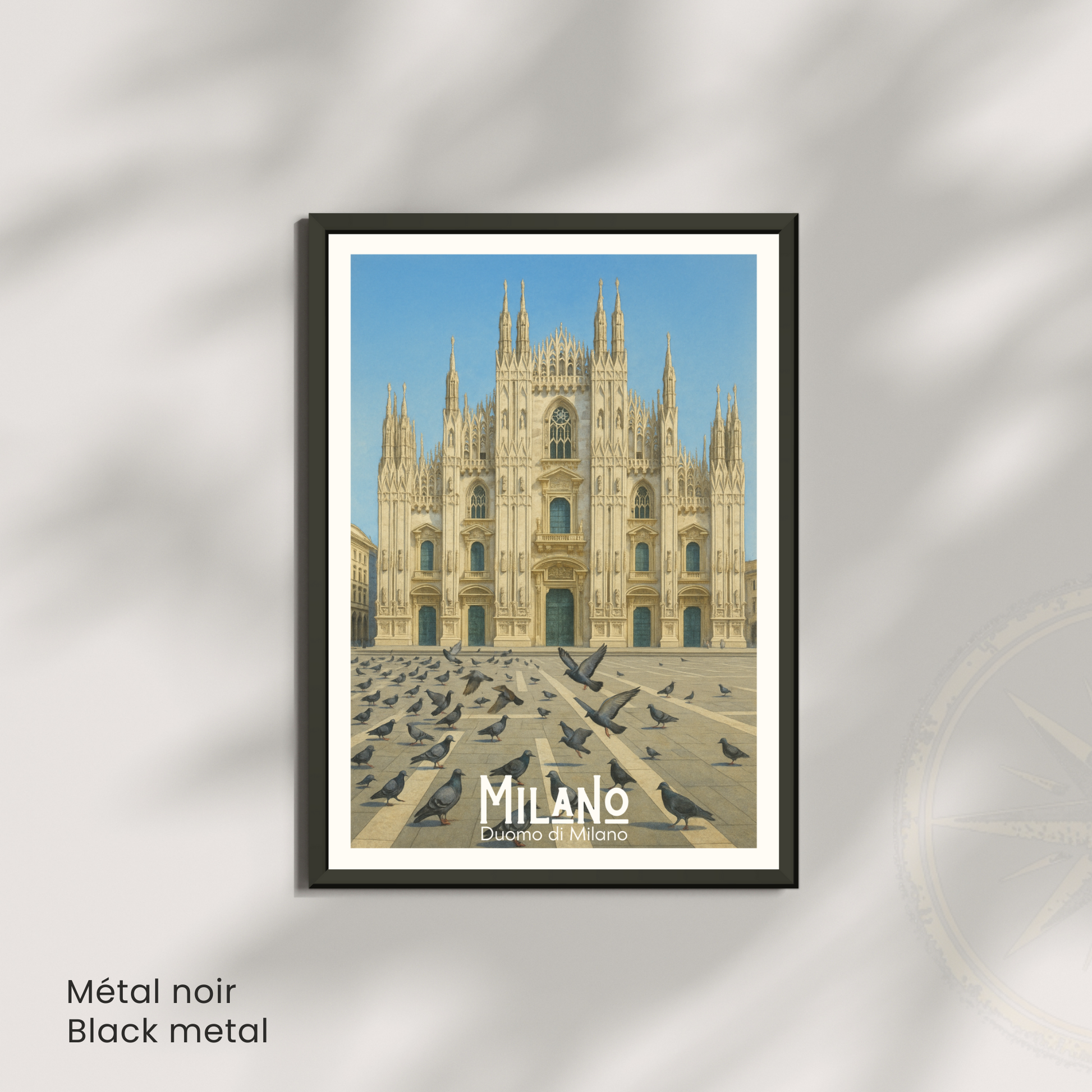 Affiche Milan | Poster Cathédrale de Milan | Affiche Milan