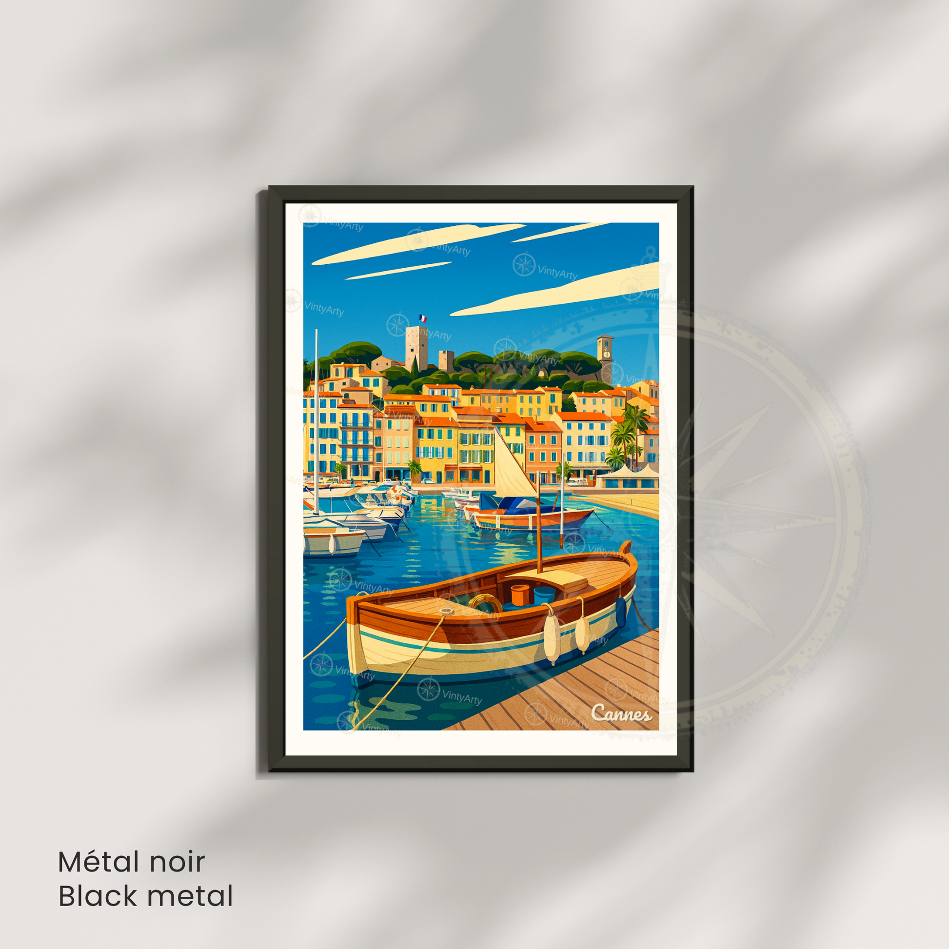 Affiche Cannes | Impression Côte d’Azur | Affiche France
