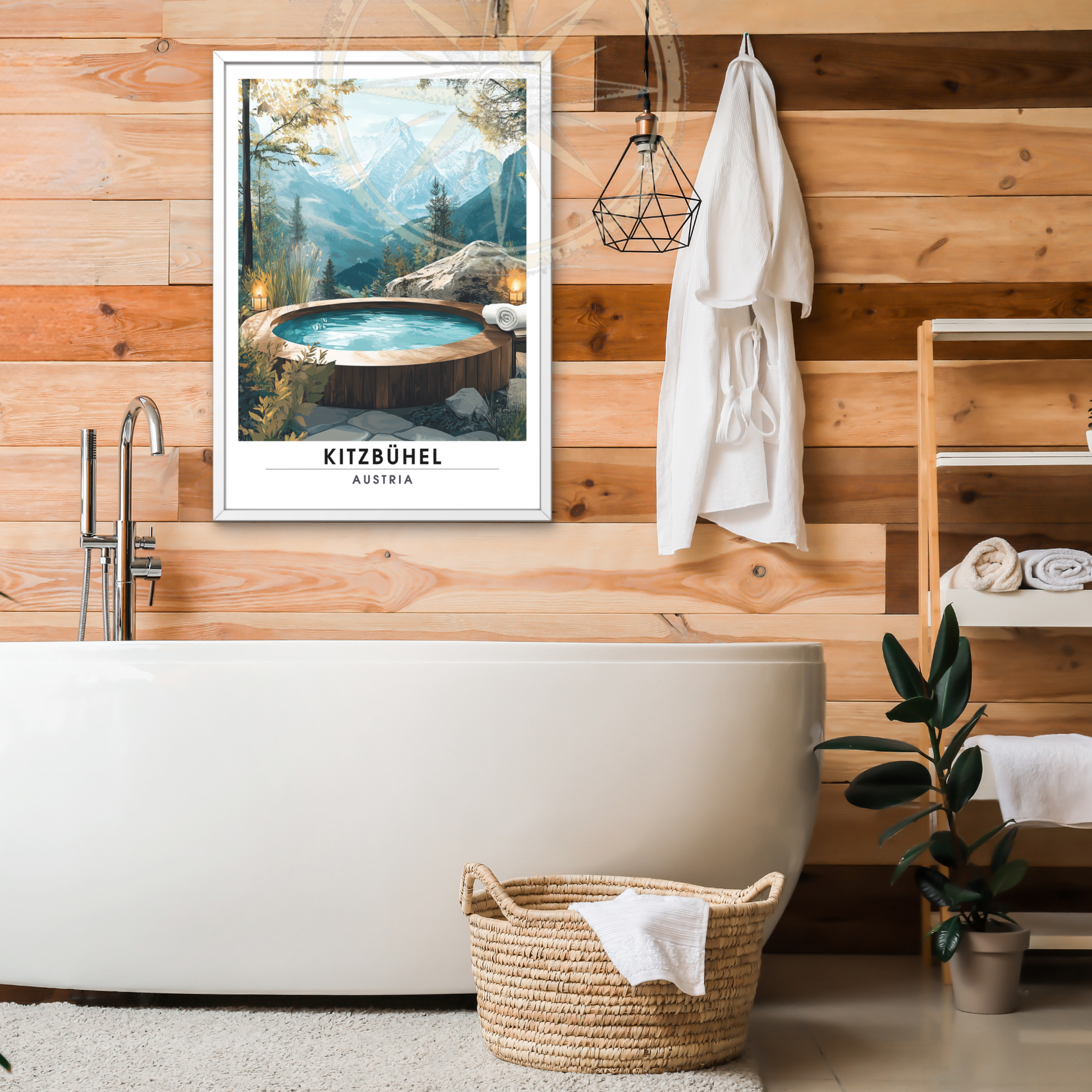 Affiche Kitzbühel | Poster décoratif Autriche | Affiche Autriche