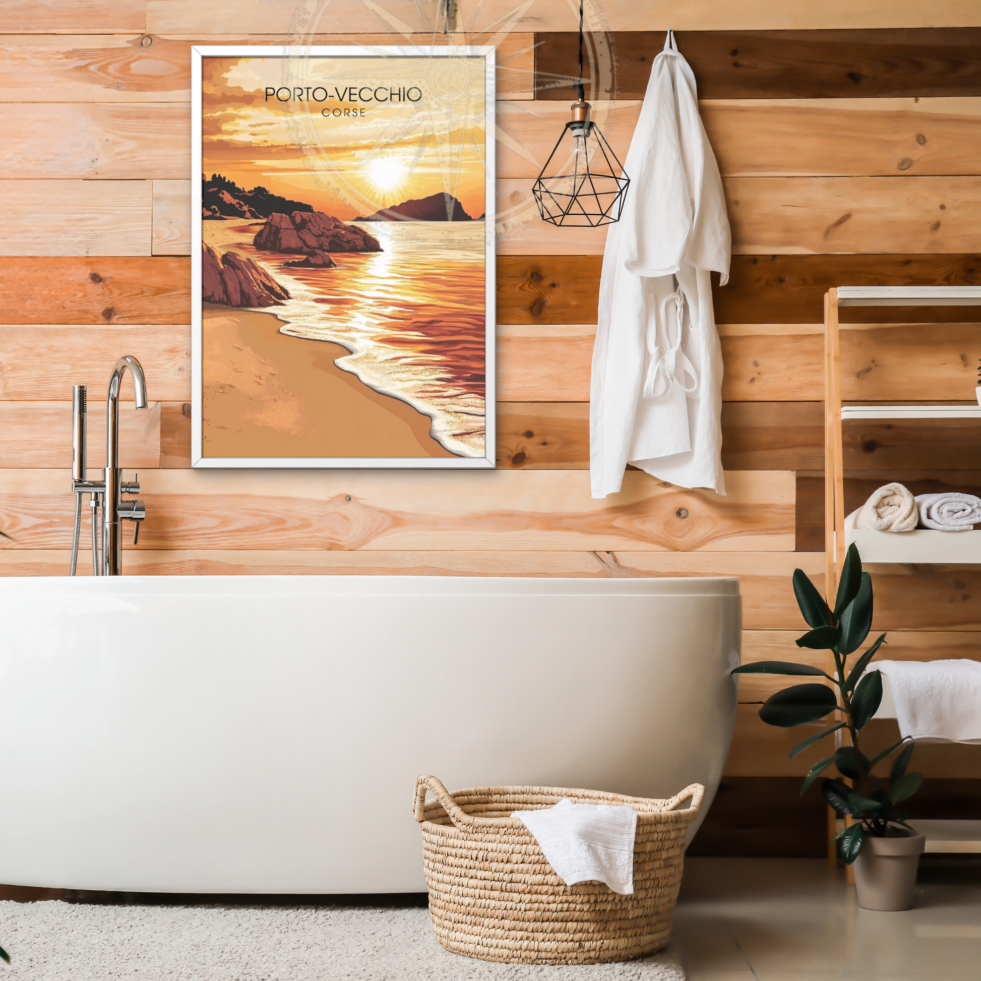 Affiche Porto Vecchio | Poster Corse | Affiche Corse