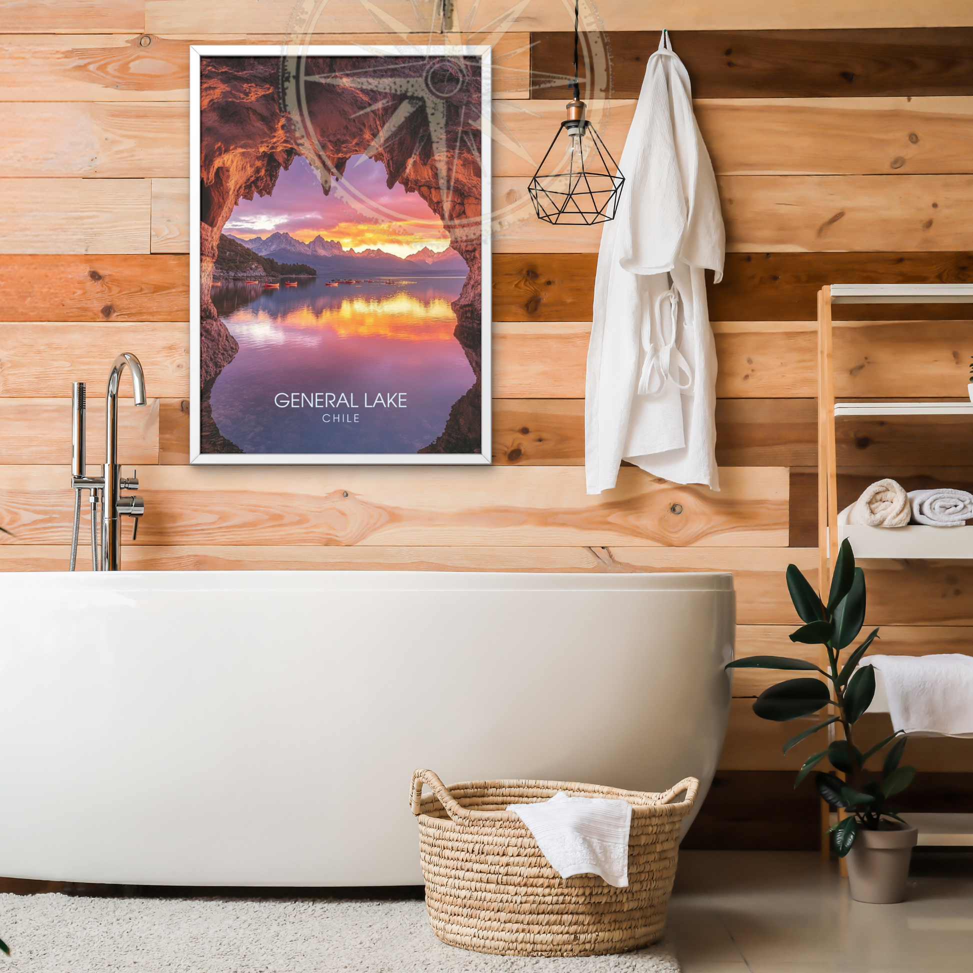 Affiche Lac Général | Impression Chili | Affiche Lac