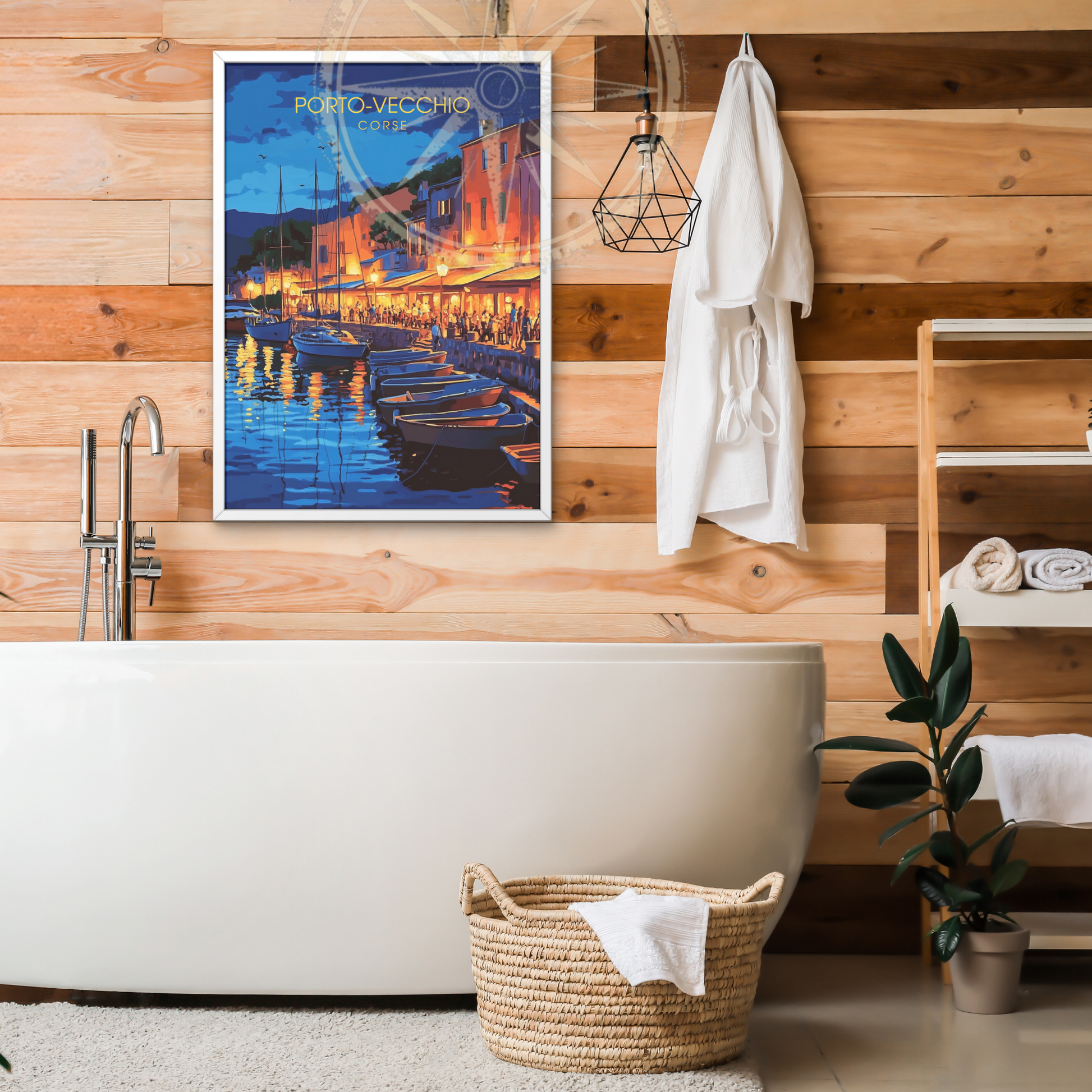 Affiche Porto Vecchio | Poster Murale Corse | Affiche Corse
