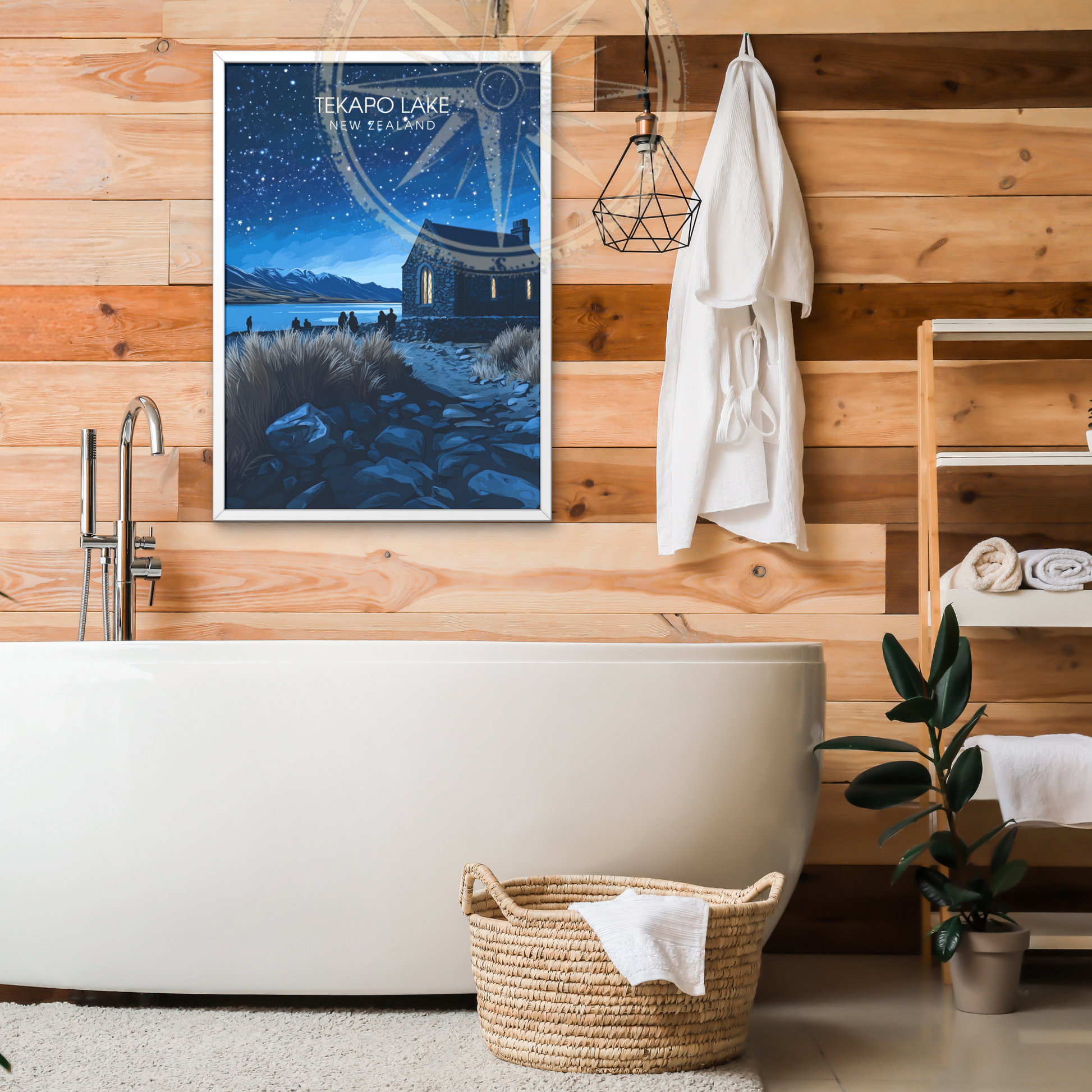 Affiche Lac Tekapo | Impression Nouvelle-Zélande | Affiche Lac