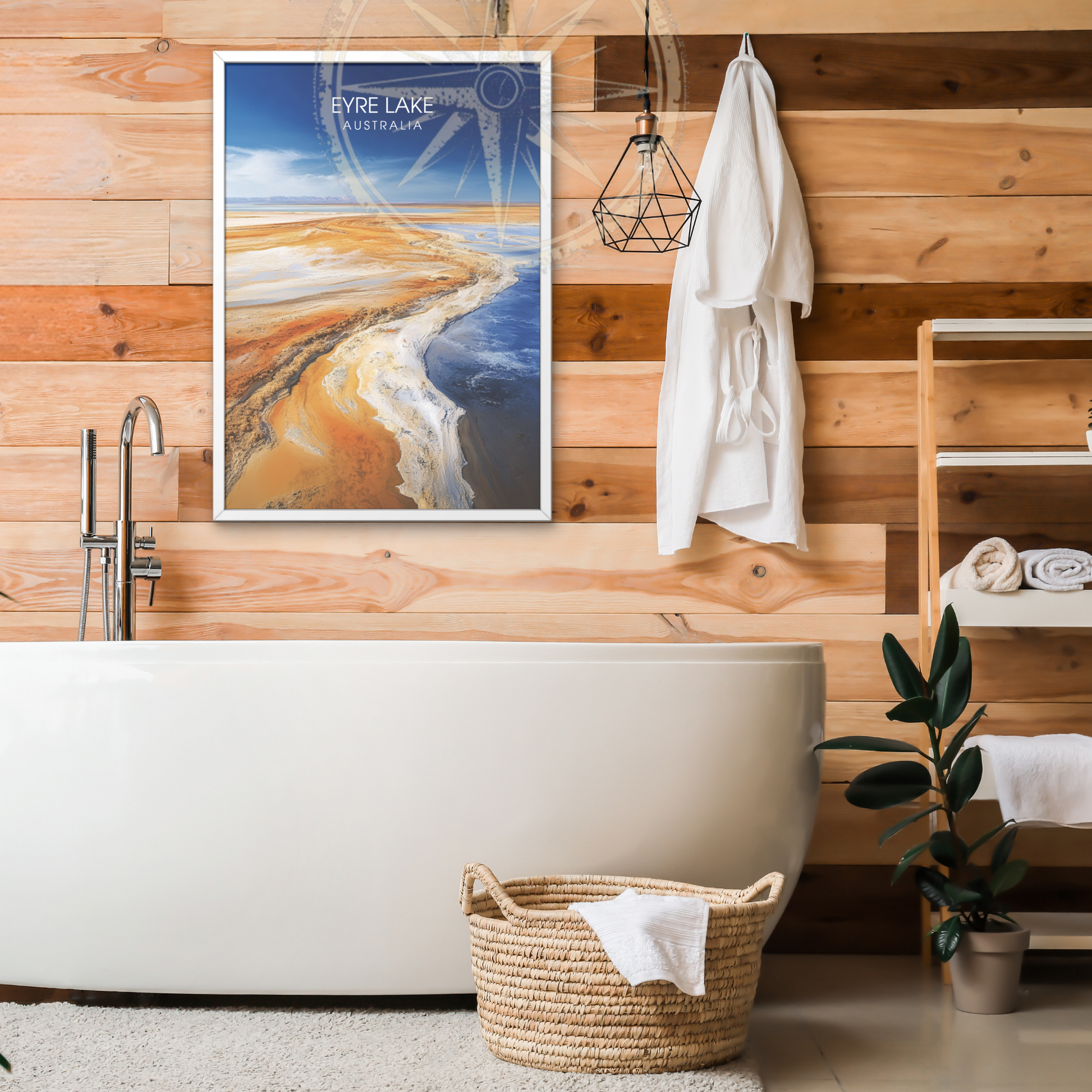 Affiche lac Eyre | Poster Australie | Affiche Lac