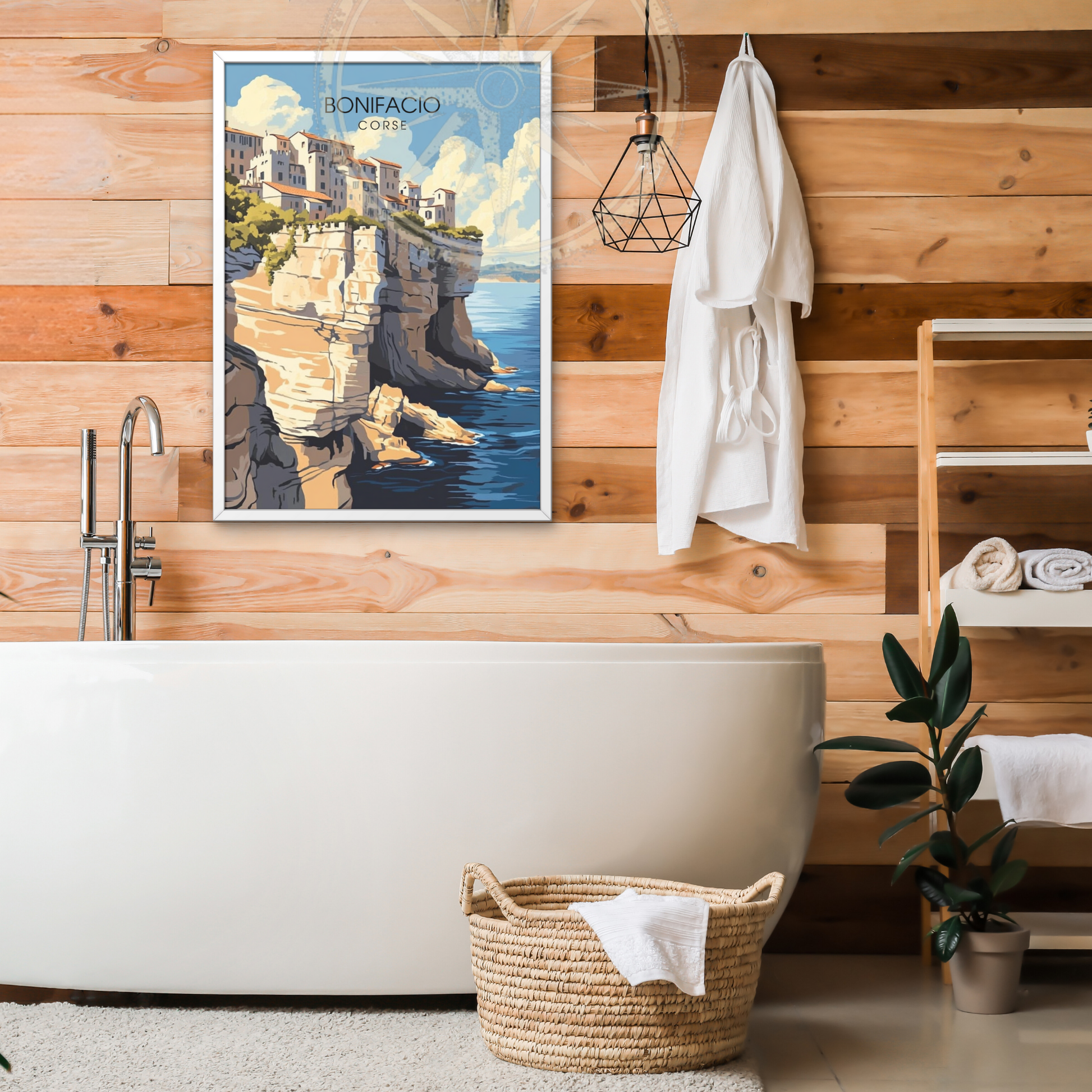 Affiche Bonifacio | Poster Corse | Affiche Corse