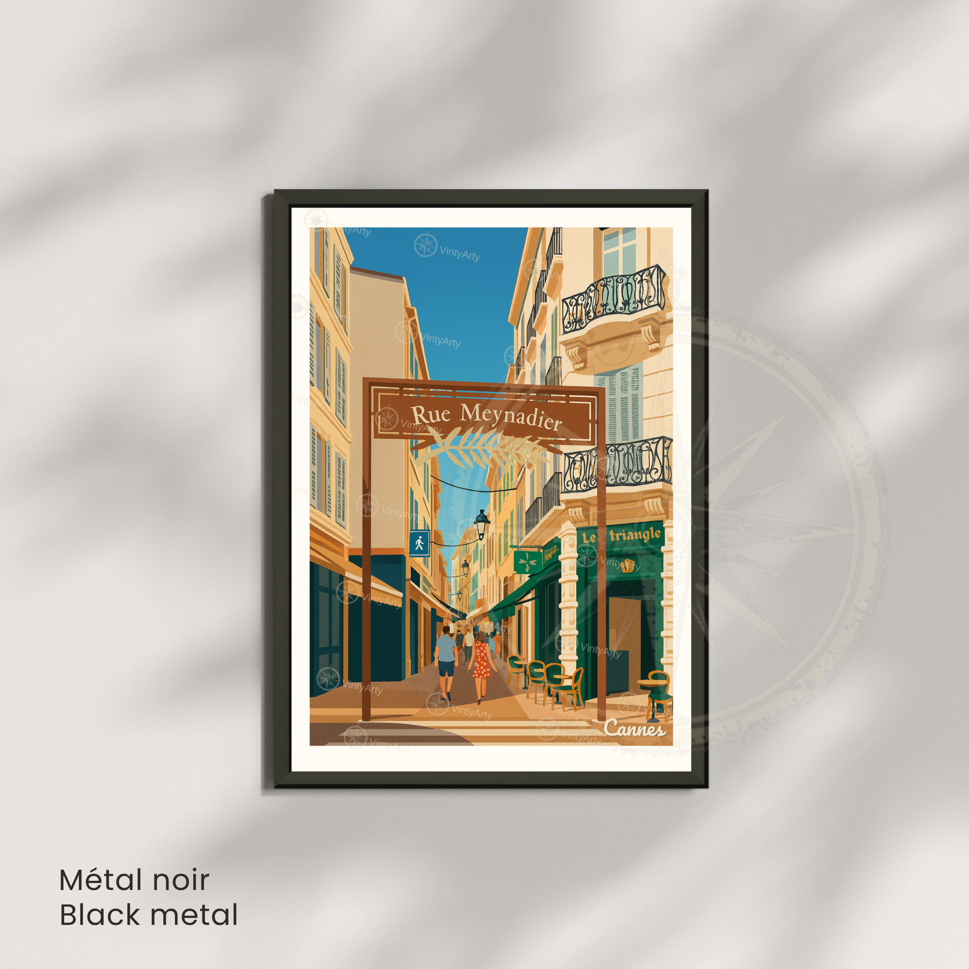 Affiche Cannes | Poster Rue Meynadier | Affiche France