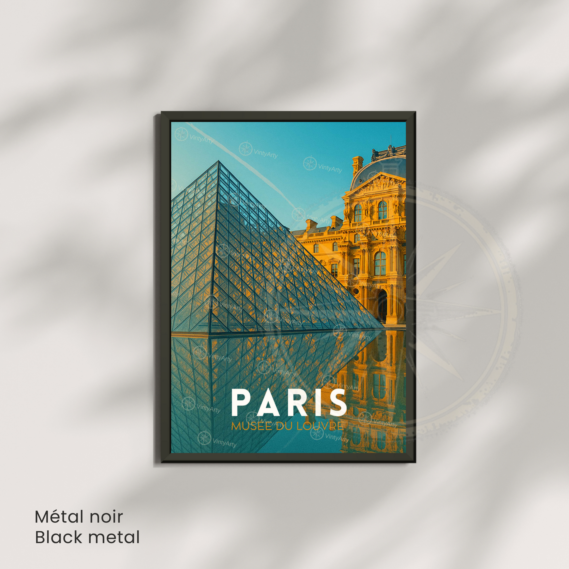 Affiche Paris | Impression Art Musée du Louvre  | Affiche France