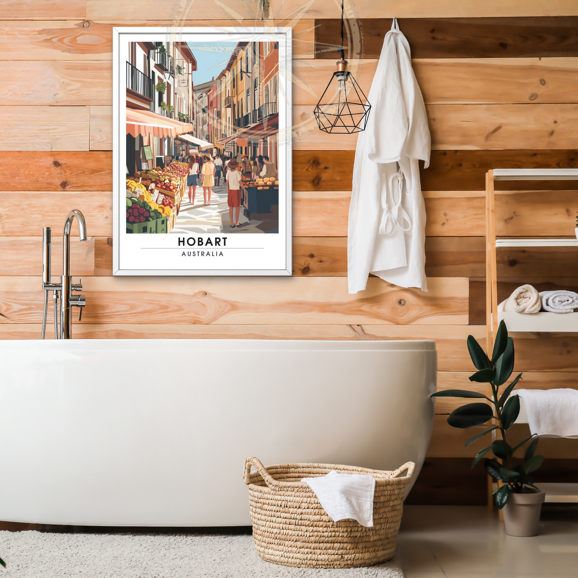 Affiche Hobart | Impression Australie | Affiche Australie