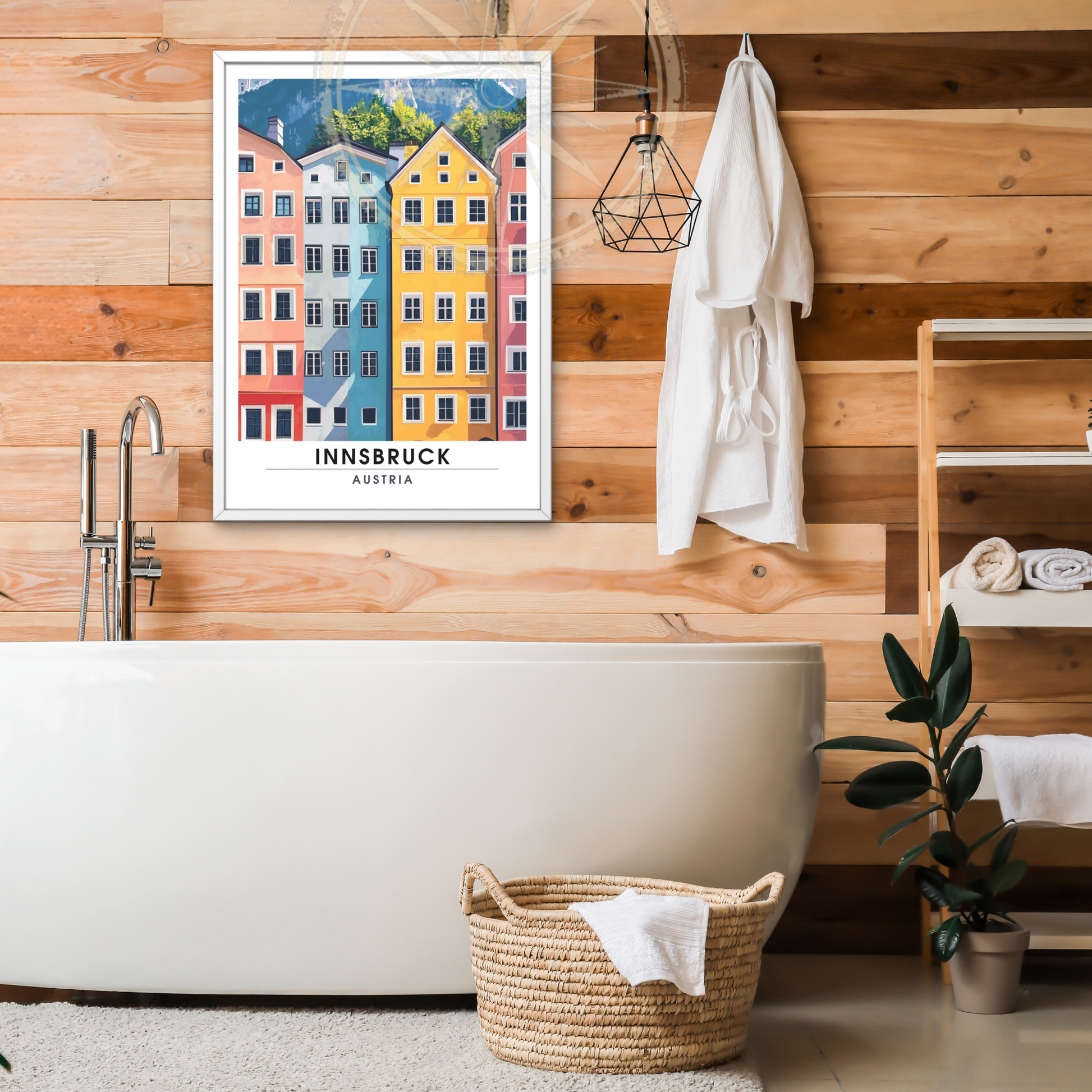 Affiche Innsbruck | Poster Autriche | Affiche Autriche
