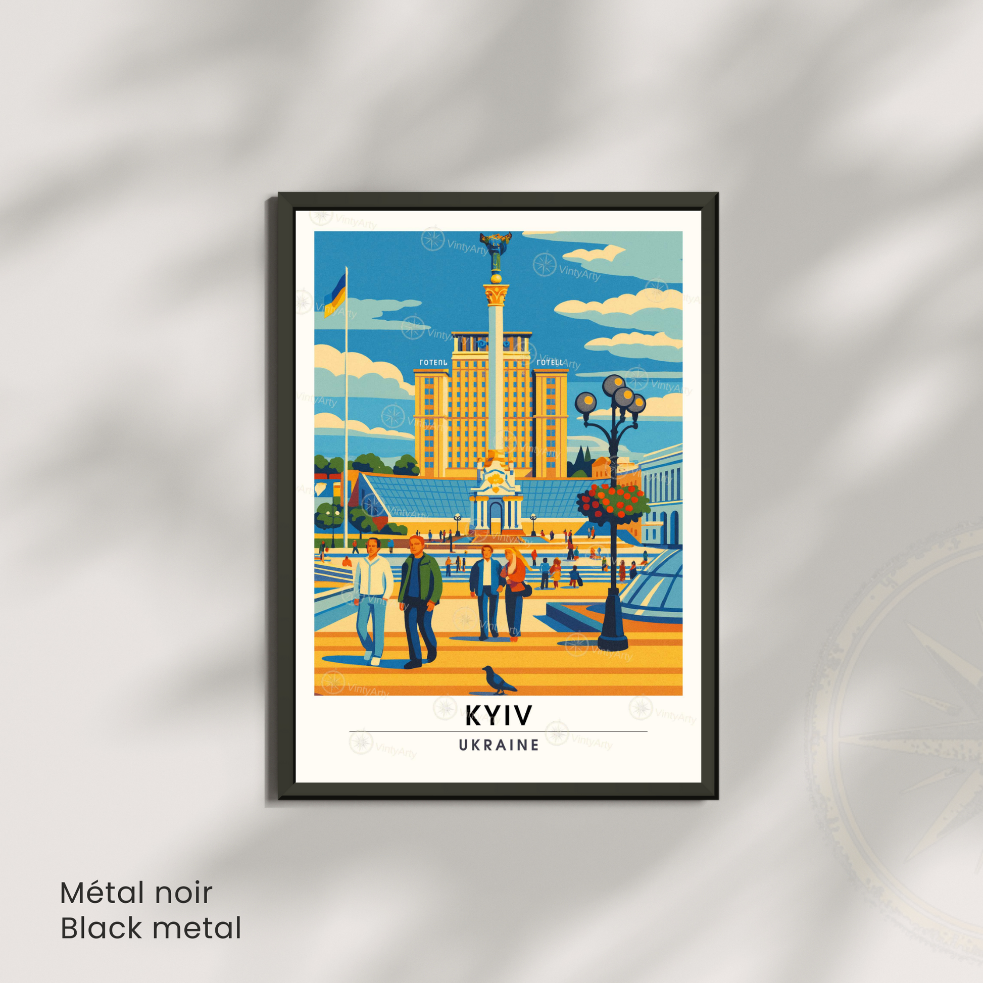 Affiche Kyiv | Poster de voyage Kyiv | Affiche Ukraine