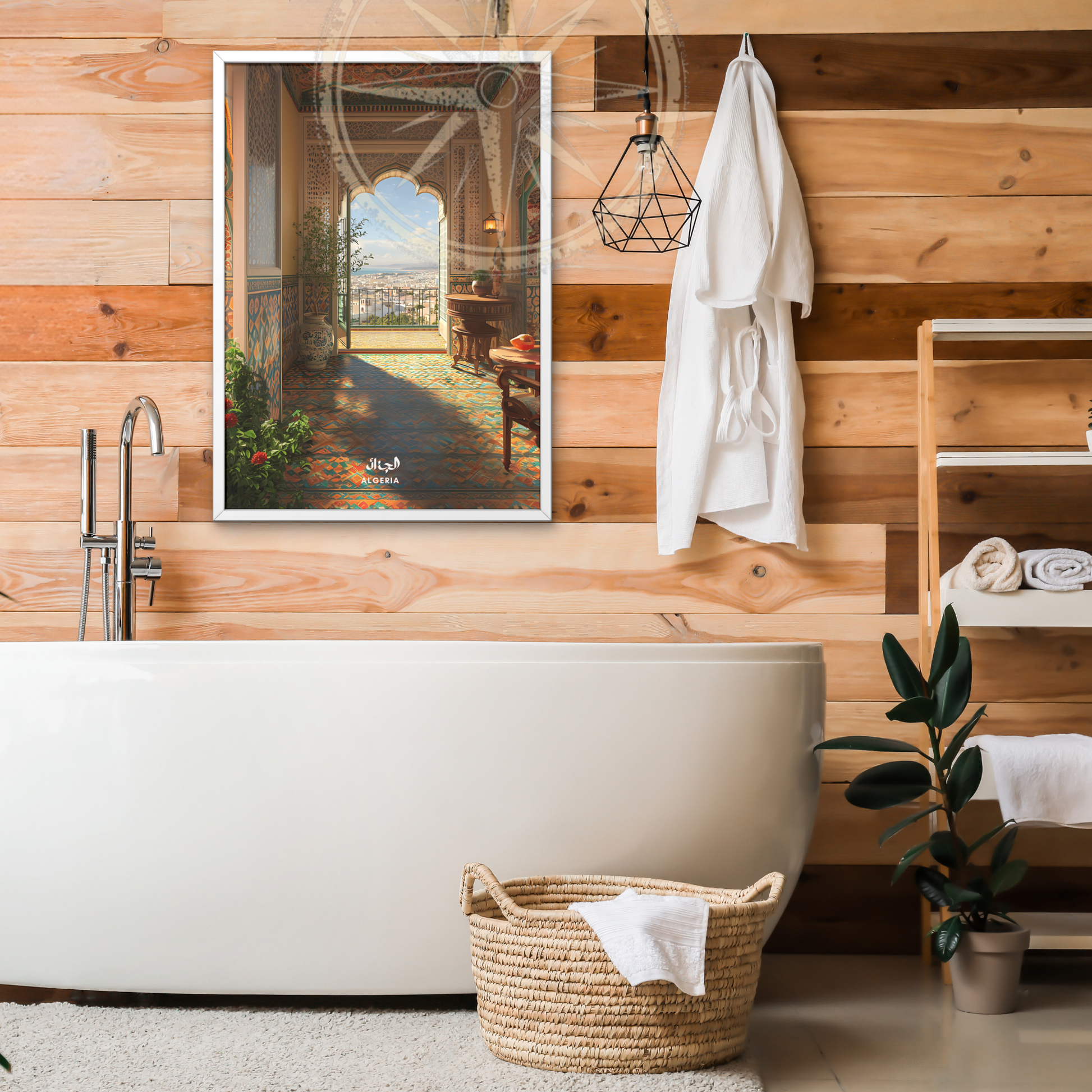 Affiche Casbah | Poster Murale Alger | Affiche Algérie