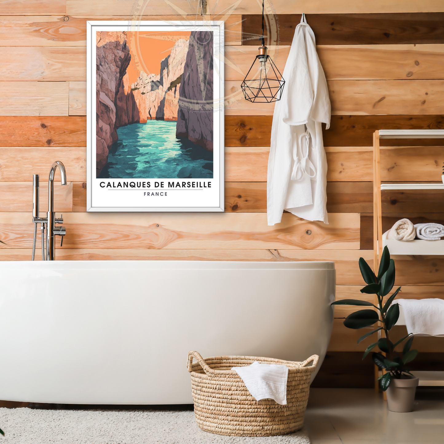 Affiche france | Impression france | Calanques de Marseille