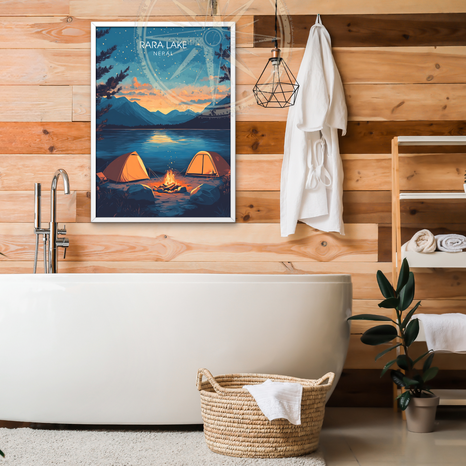 Affiche Rara Lake | Impression Nepal | Affiche Lake