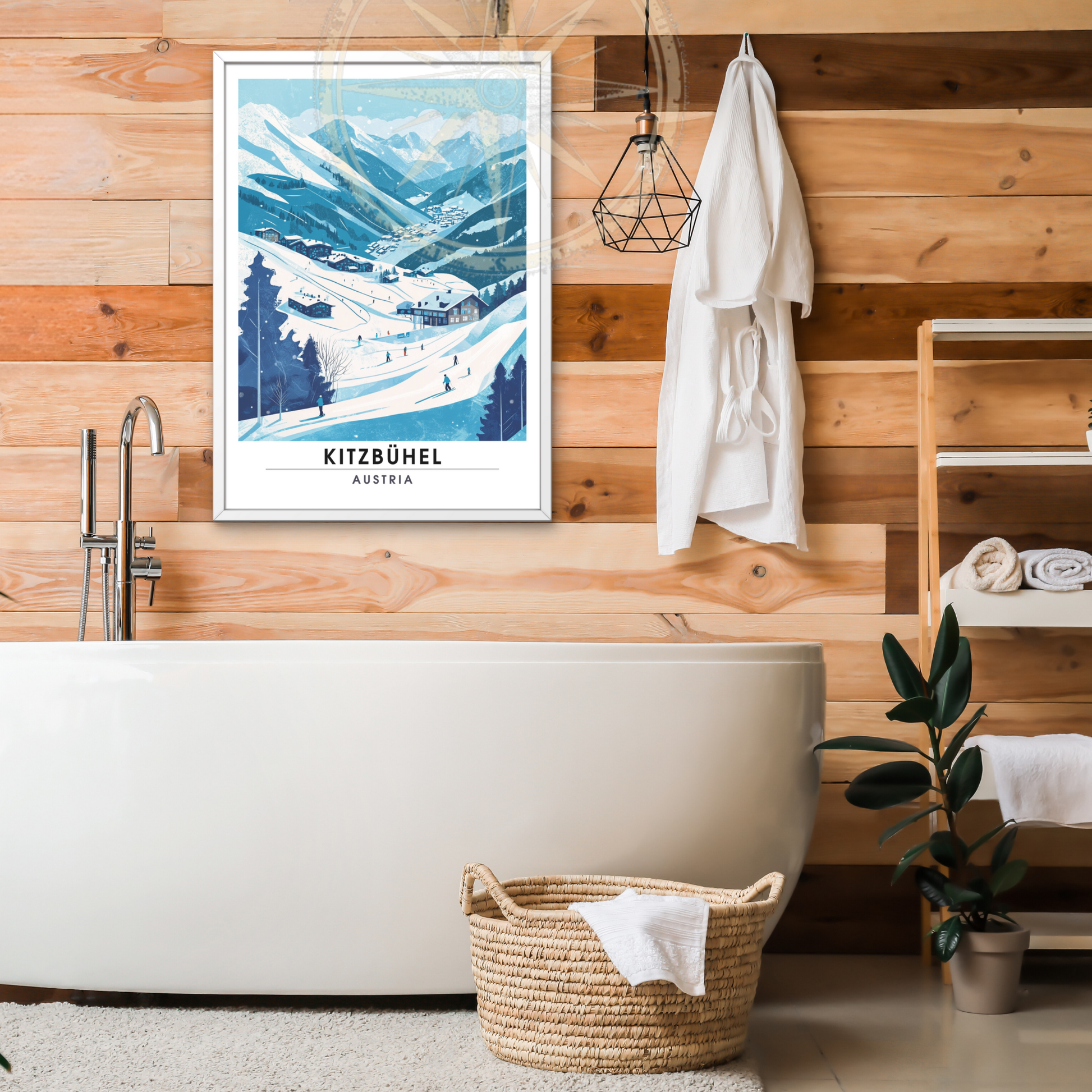 Affiche Kitzbühel | Poster Autriche | Affiche Autriche