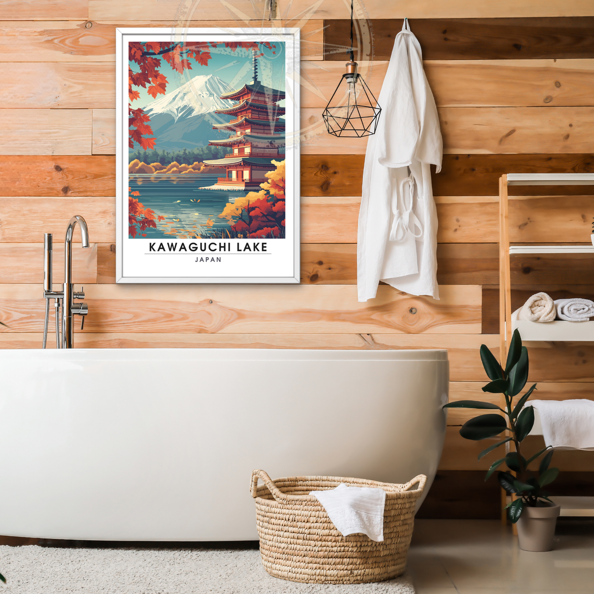 Affiche Kawaguchi Lake| Impression Japan | Affiche Lake