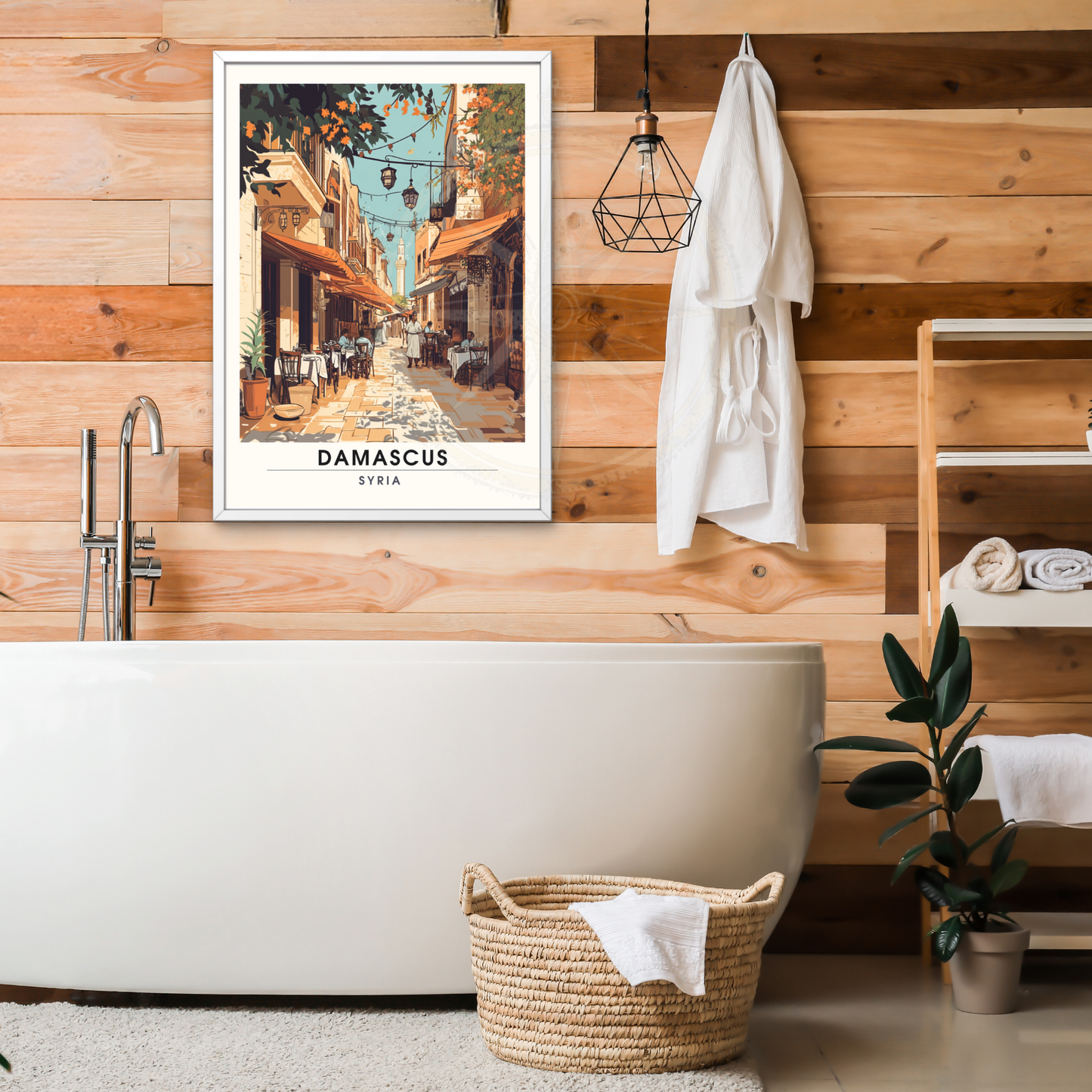 Damaskus Poster | Damaskus Druck | Syrien Reiseposter