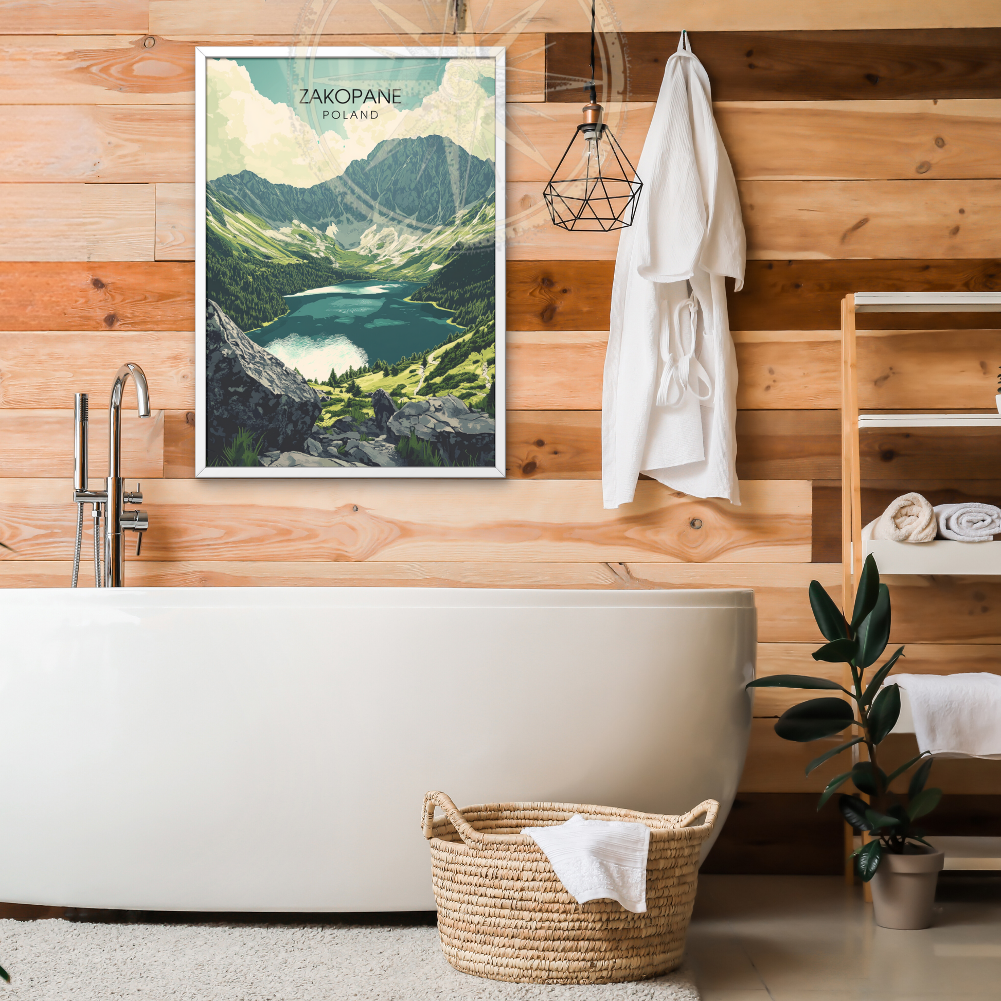 Affiche Zakopane | Impression Pologne | Affiche Pologne