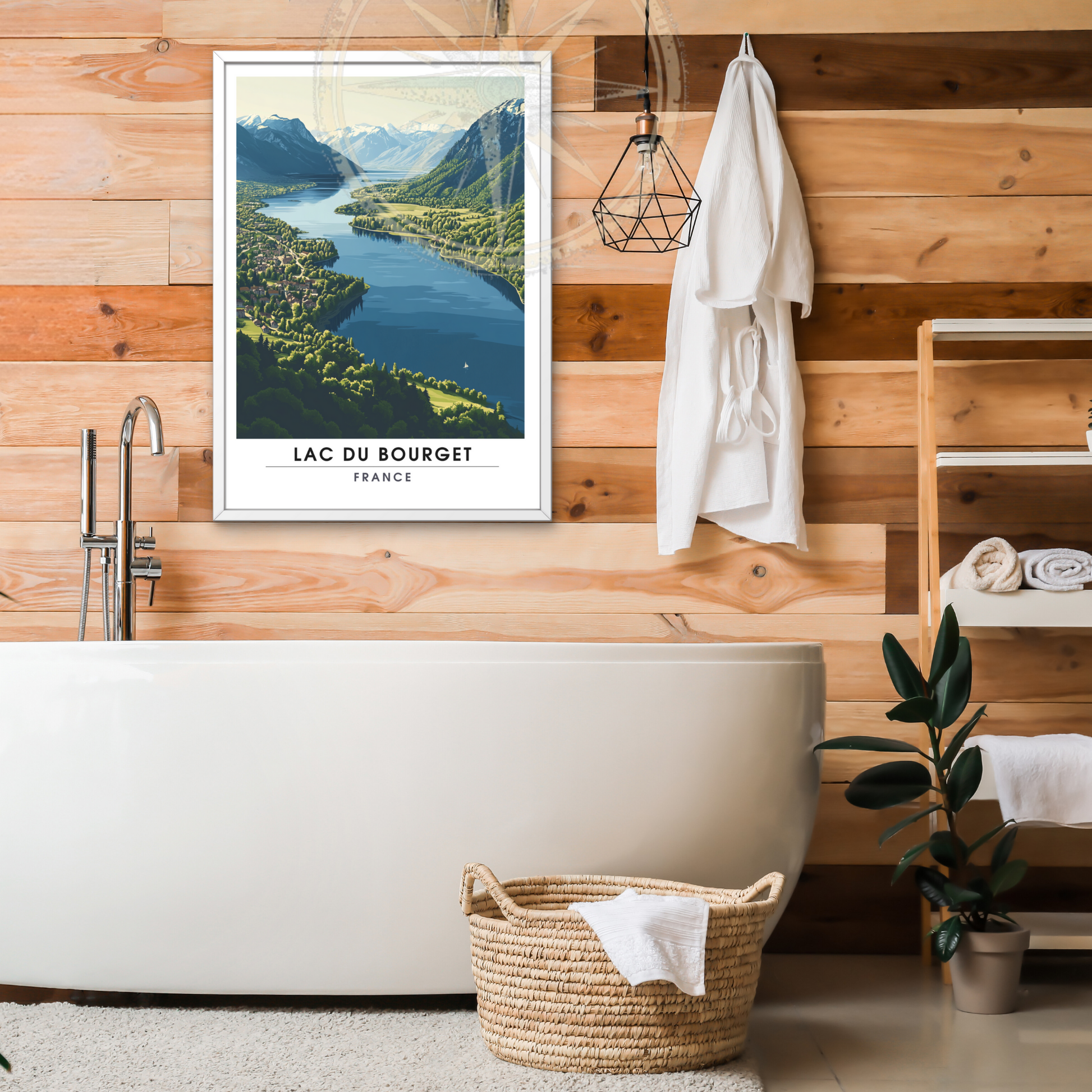 Affiche Lac du Bourget | Impression France  |  Affiche France