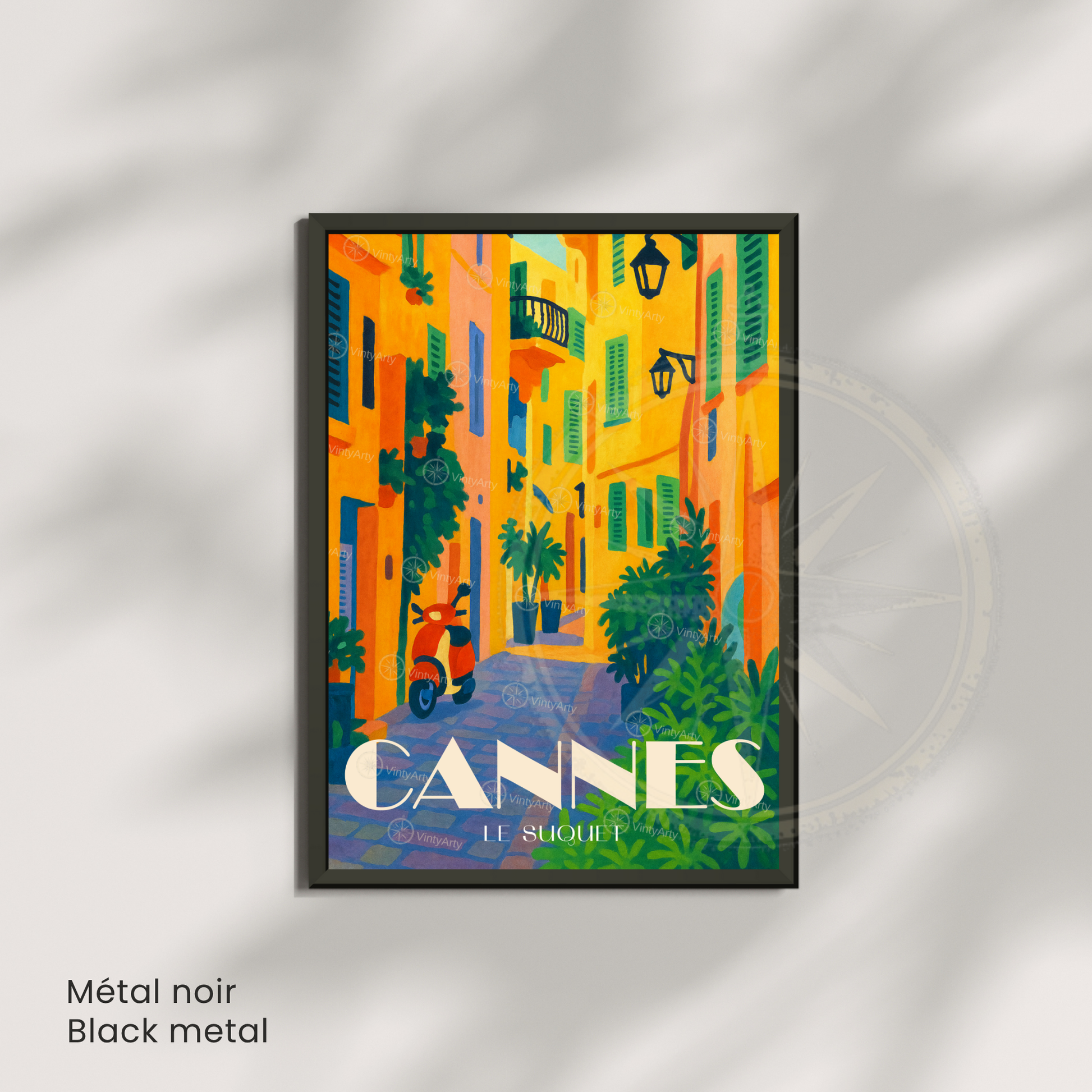 Affiche Cannes | Poster Le Suquet | Affiche France