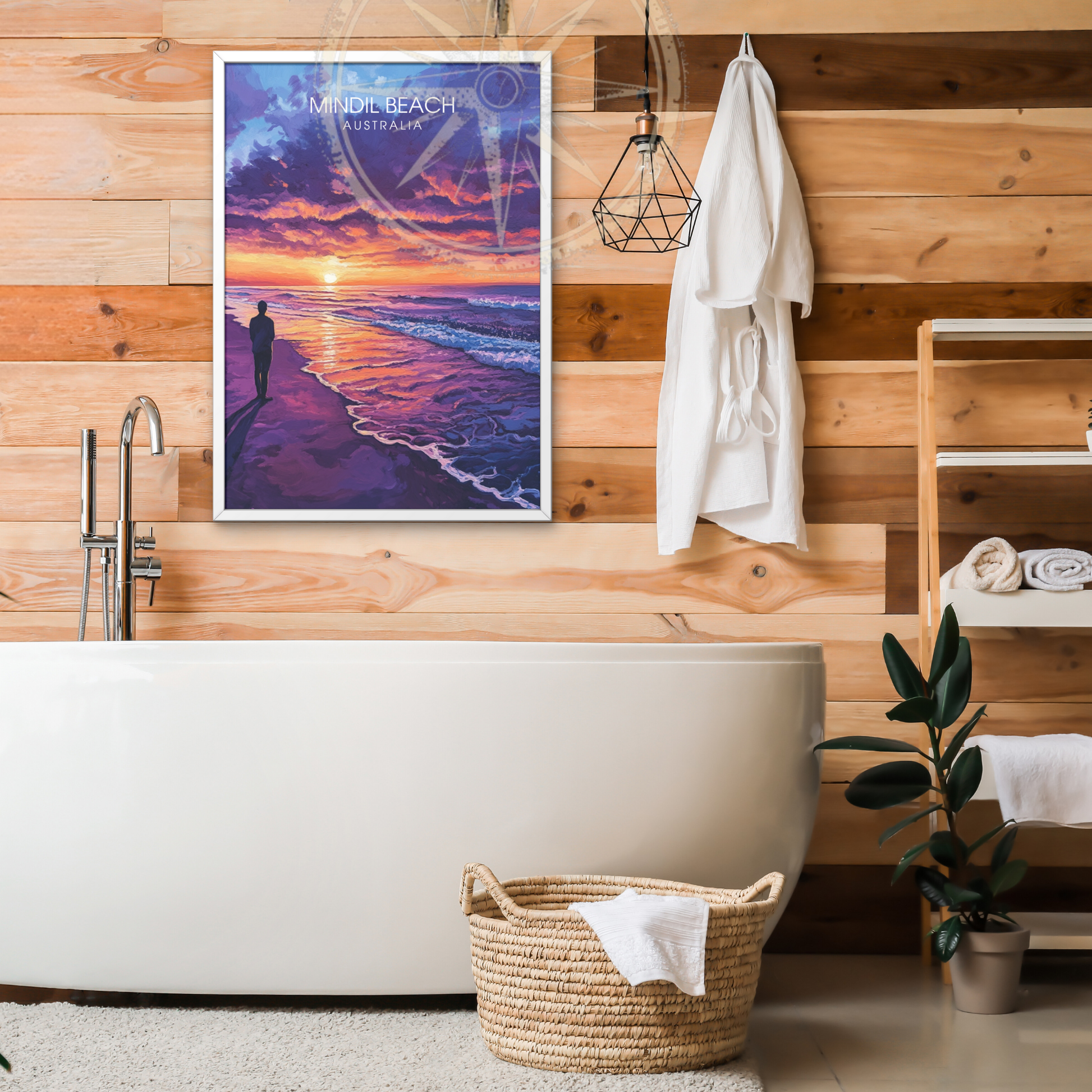 Affiche Plage de Mindil | Impression de voyage Australie | Affiche Australie