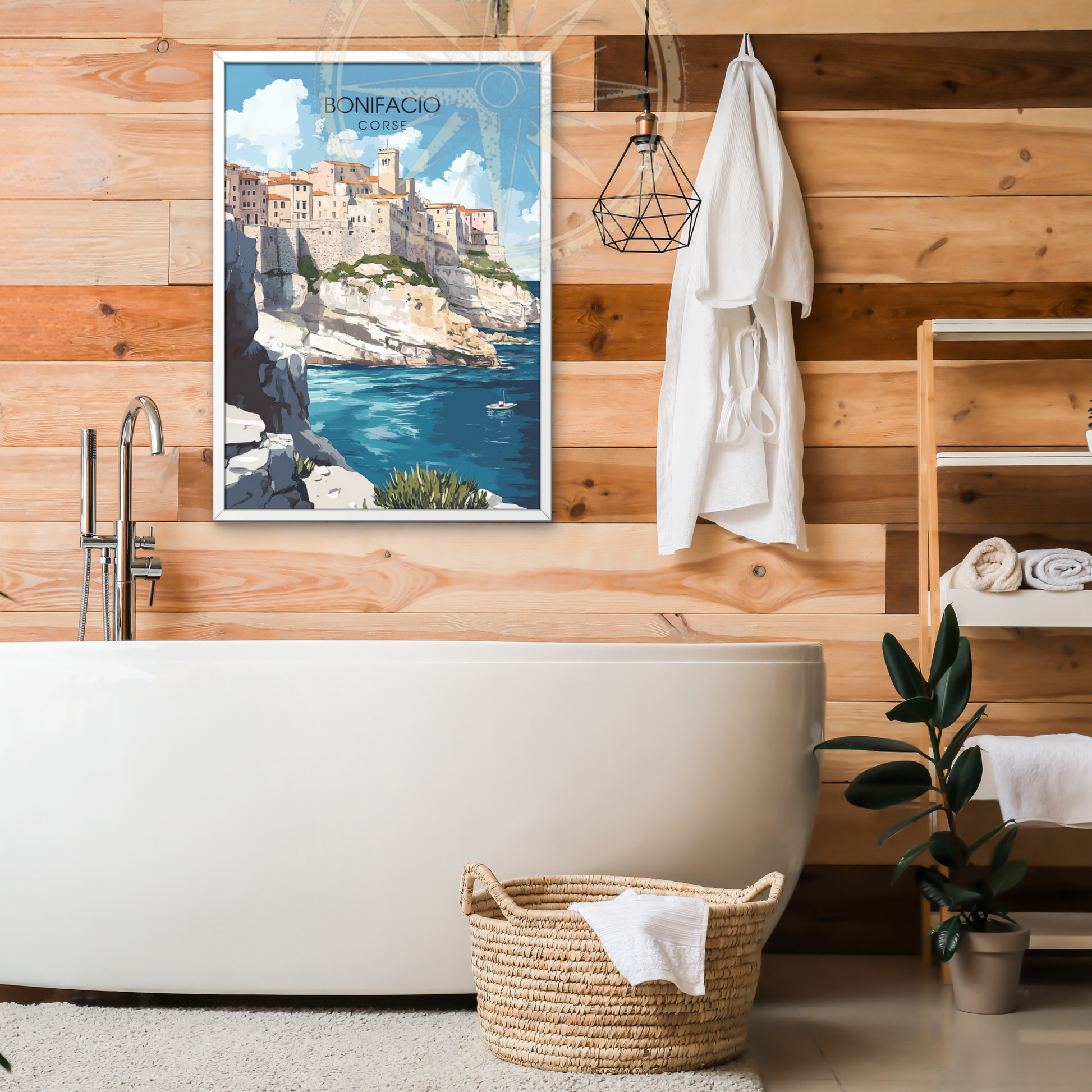 Affiche Bonifacio | Poster Murale Corse | Affiche Corse