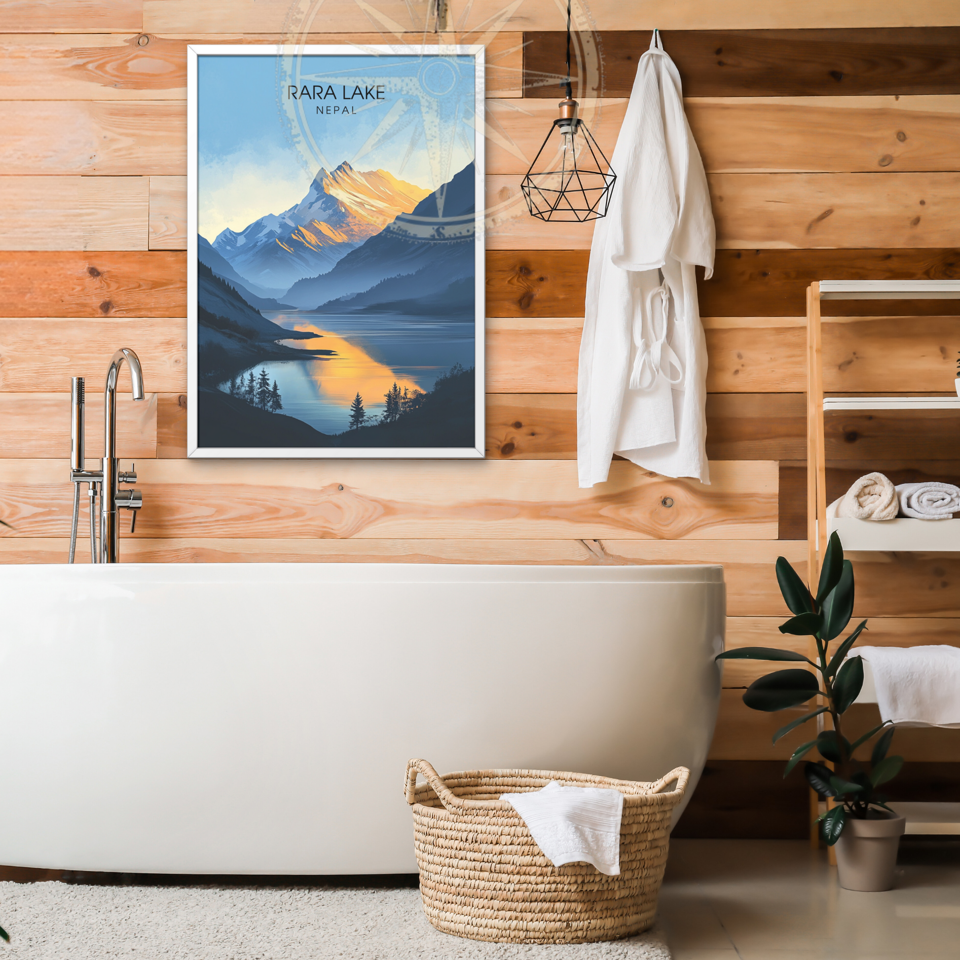 Affiche Rara Lake | Impression Nepal | Affiche Lake