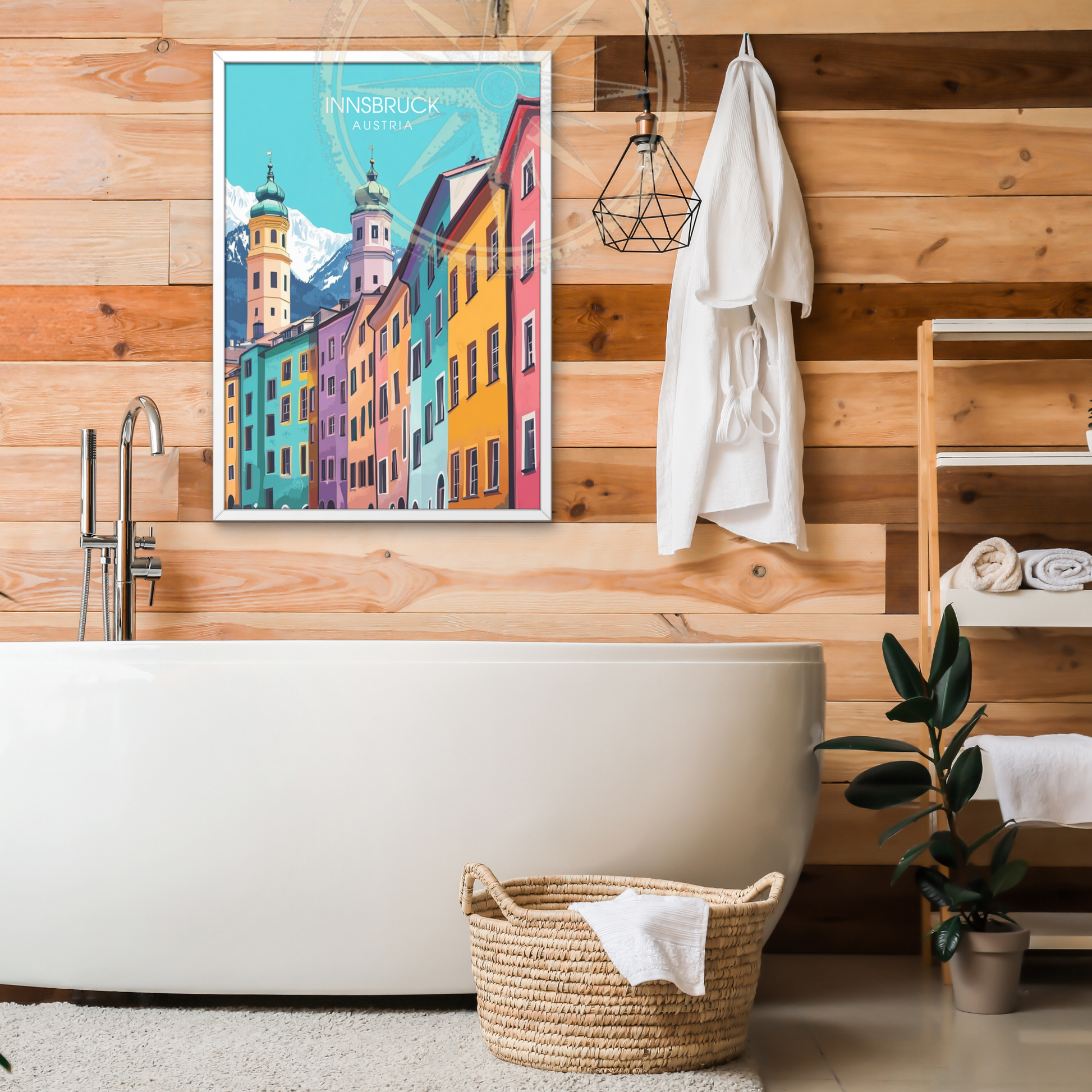 Affiche Innsbruck | Poster Murale Autriche | Affiche Autriche