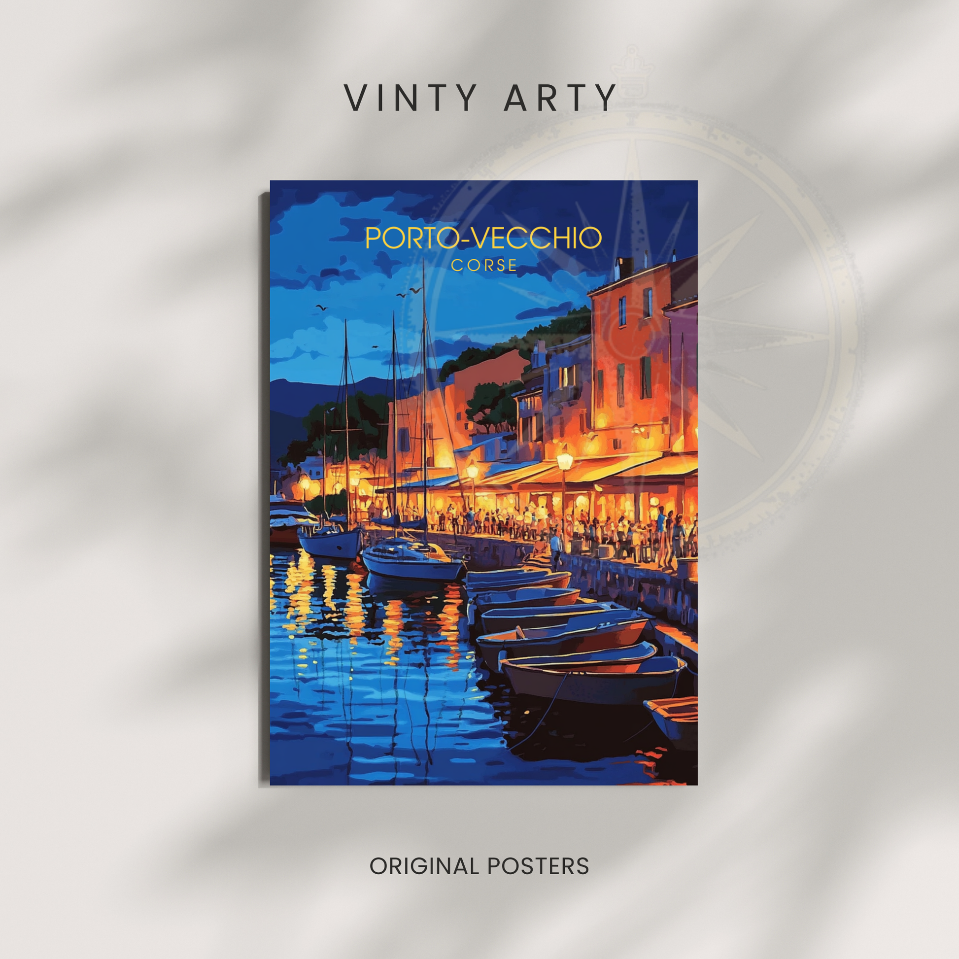 Affiche Porto Vecchio | Poster Murale Corse | Affiche Corse