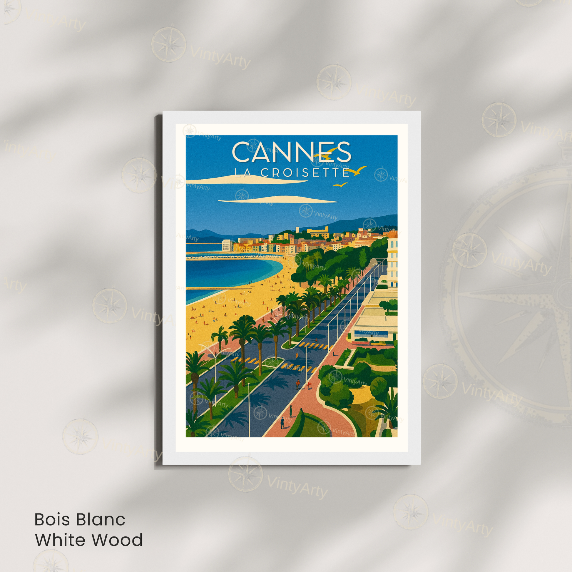 Affiche Cannes | Impression La Croisette | Affiche France