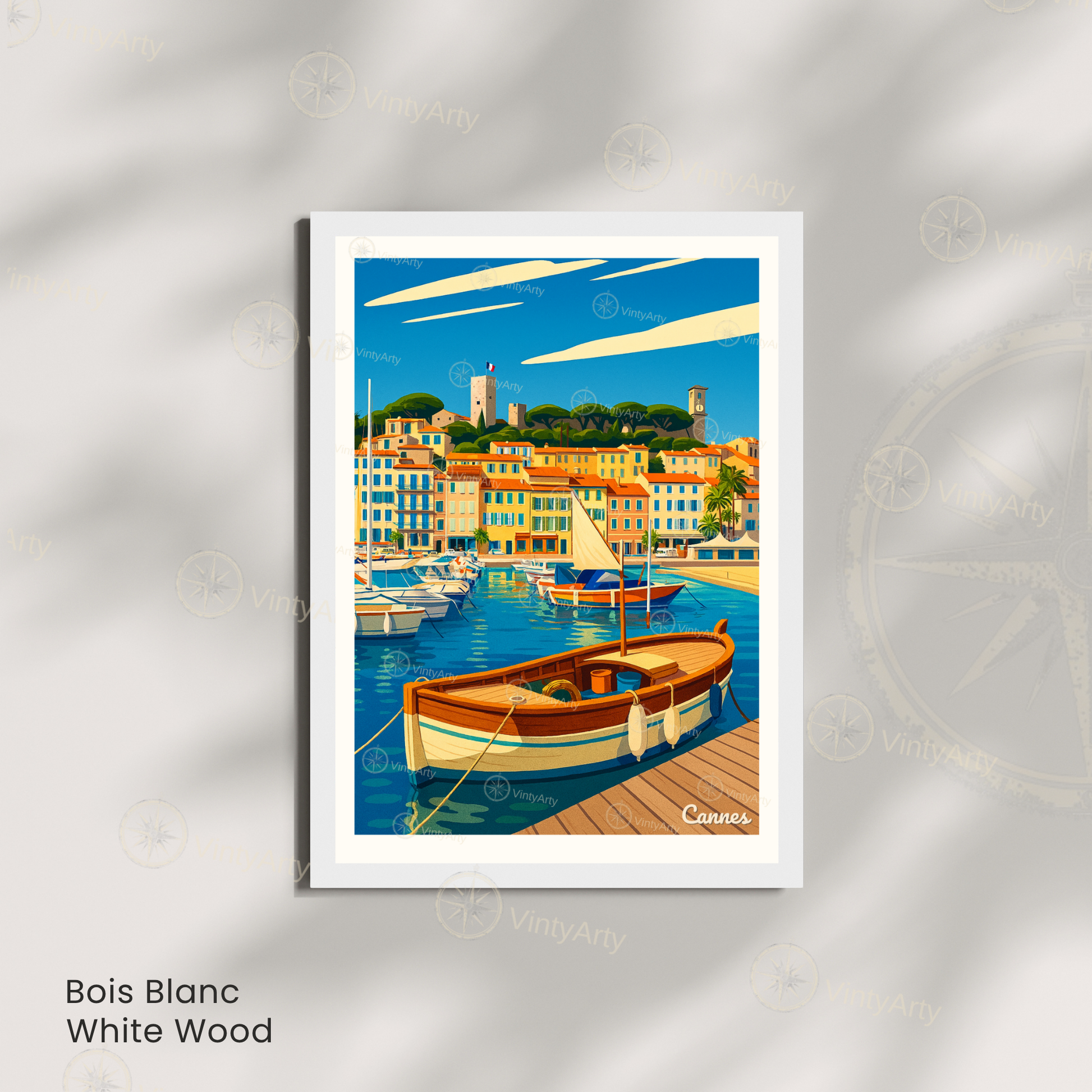 Affiche Cannes | Impression Côte d’Azur | Affiche France