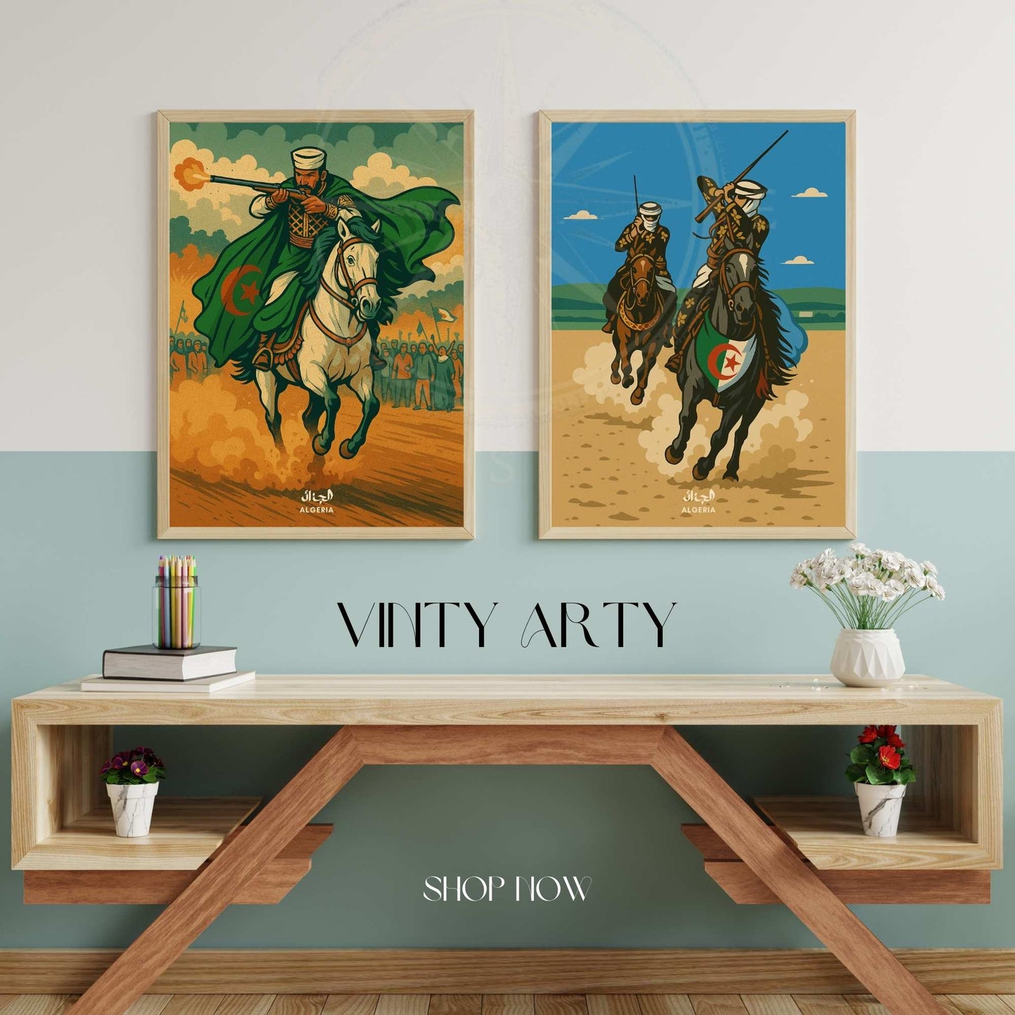 Affiche de voyage Algérie | impression Algérie | Culture algérienne | Fantaisie