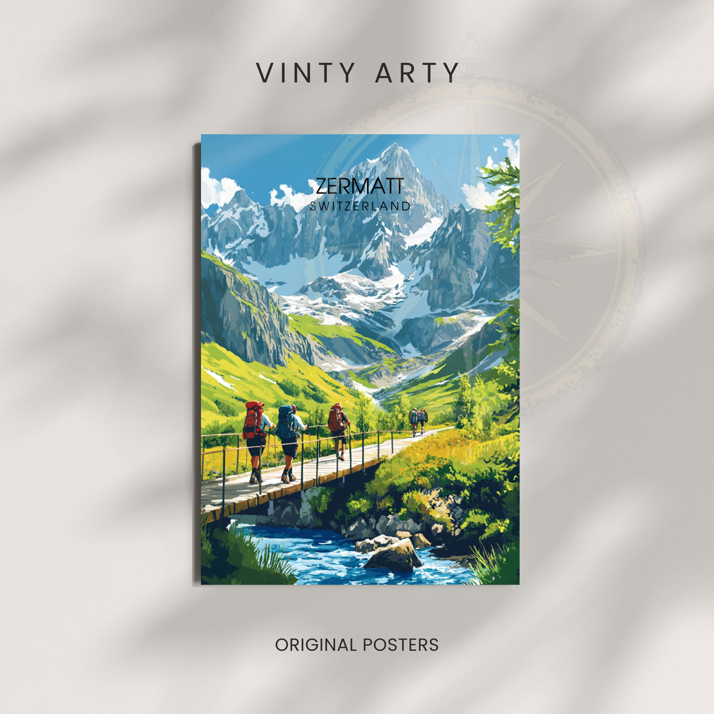 Affiche Zermatt | Impression Suisse | Affiche Suisse