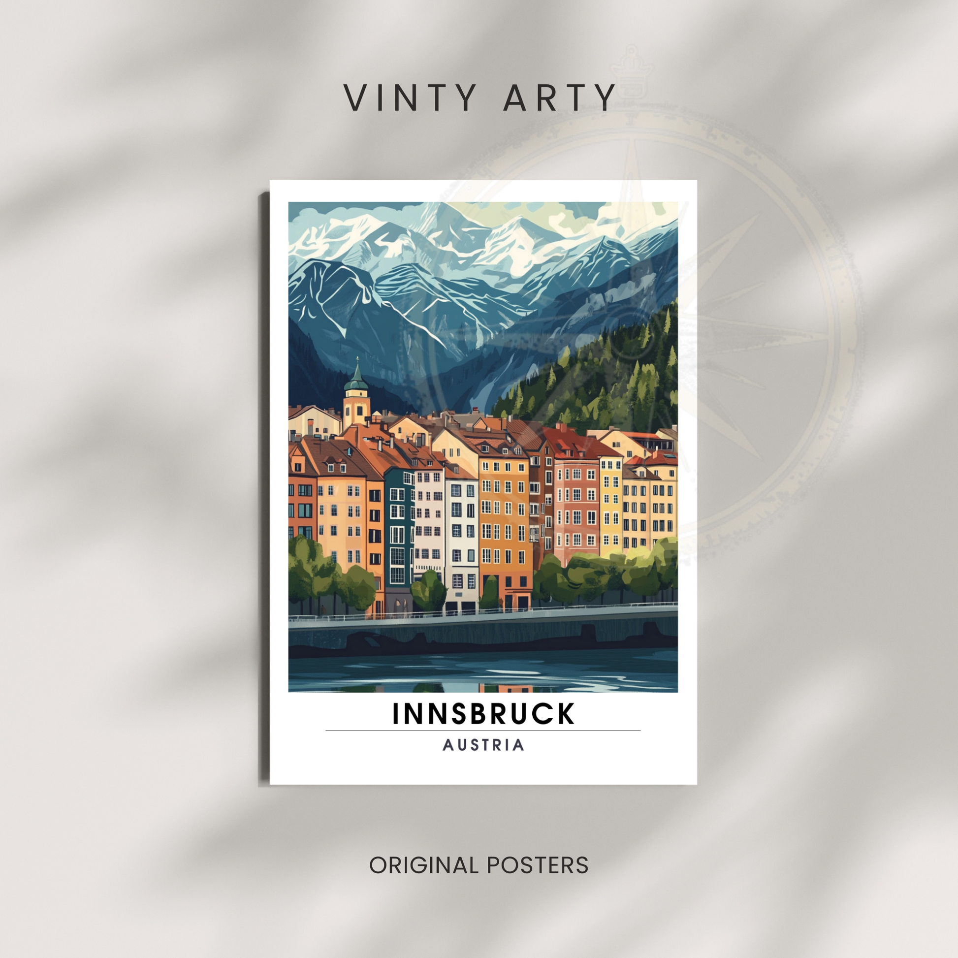 Affiche Innsbruck | Impression Autriche | Affiche Autriche