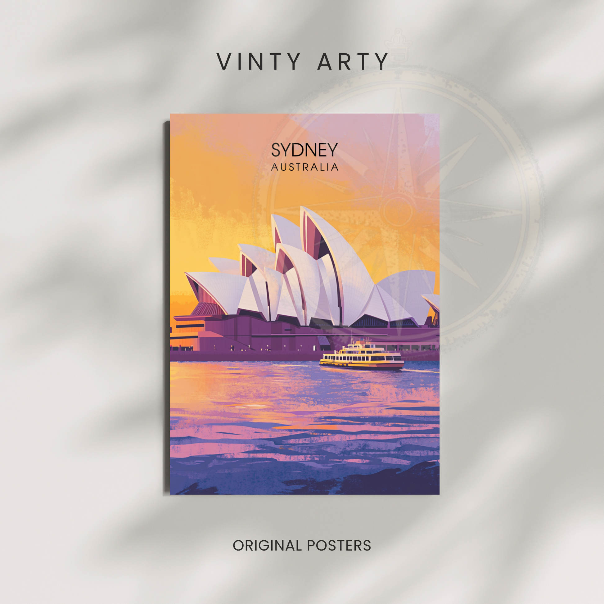 Affiche Sydney | Impression de voyage Australie | Affiche Australie