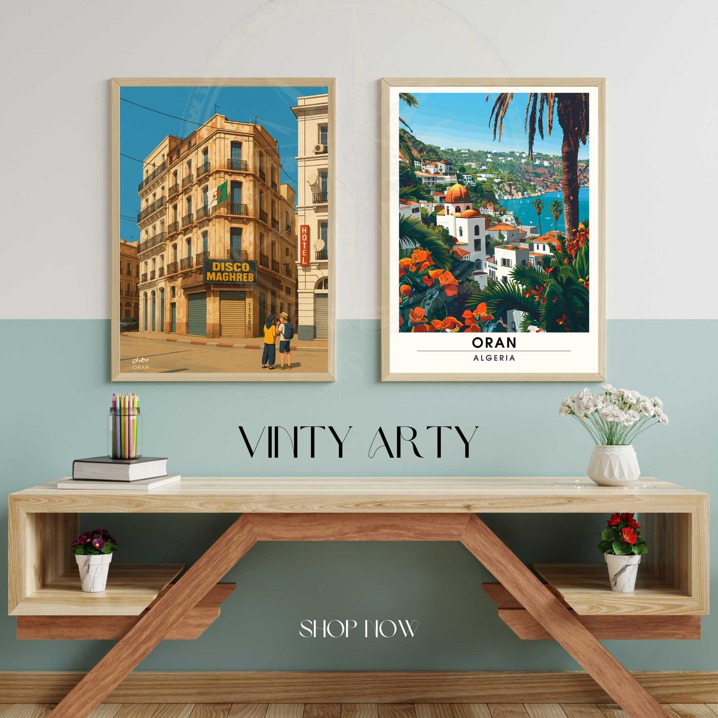 Affiche Oran | impression de voyage Oran - Disco Maghreb, Algérie