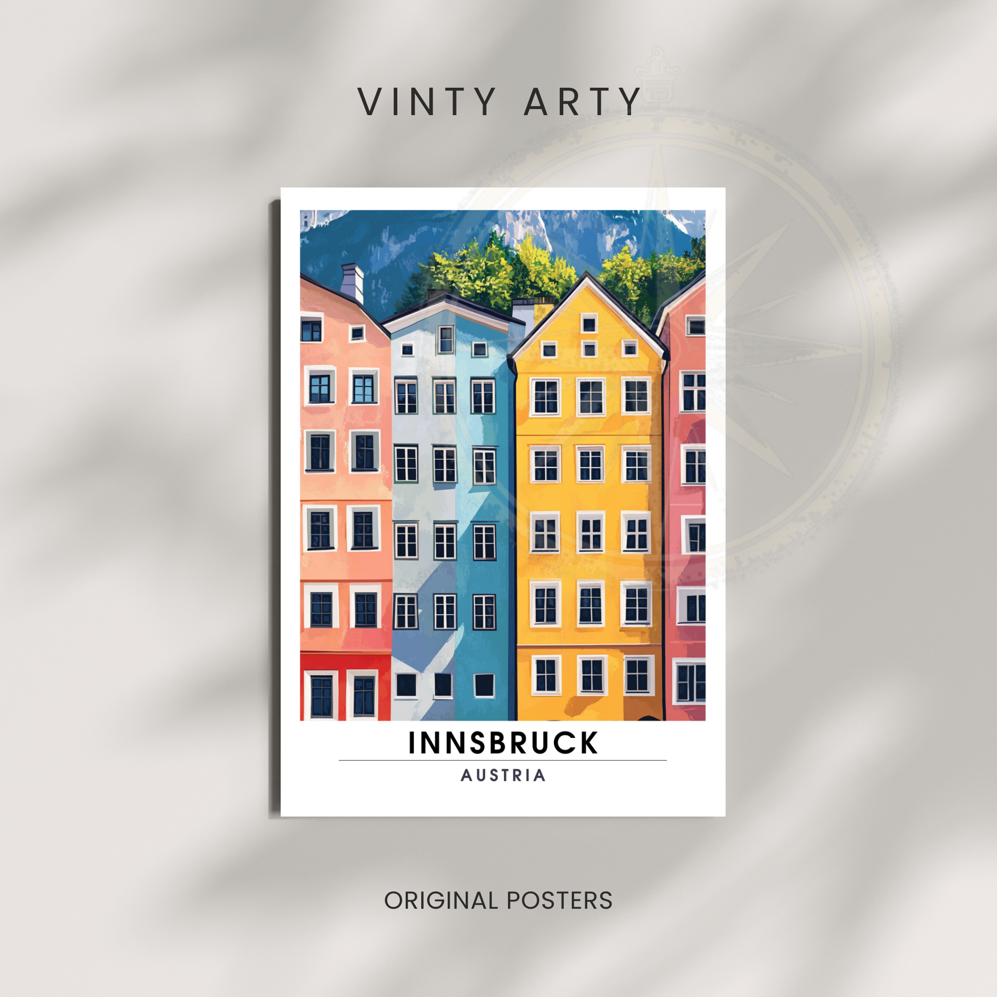 Affiche Innsbruck | Poster Autriche | Affiche Autriche