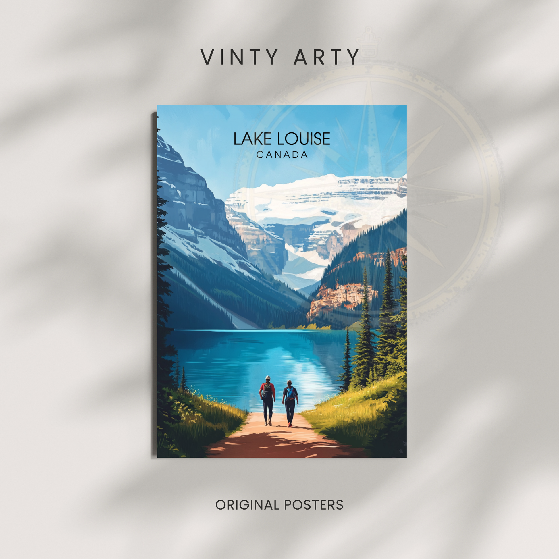 Affiche Lac Louise | Poster Canada | Affiche Lac