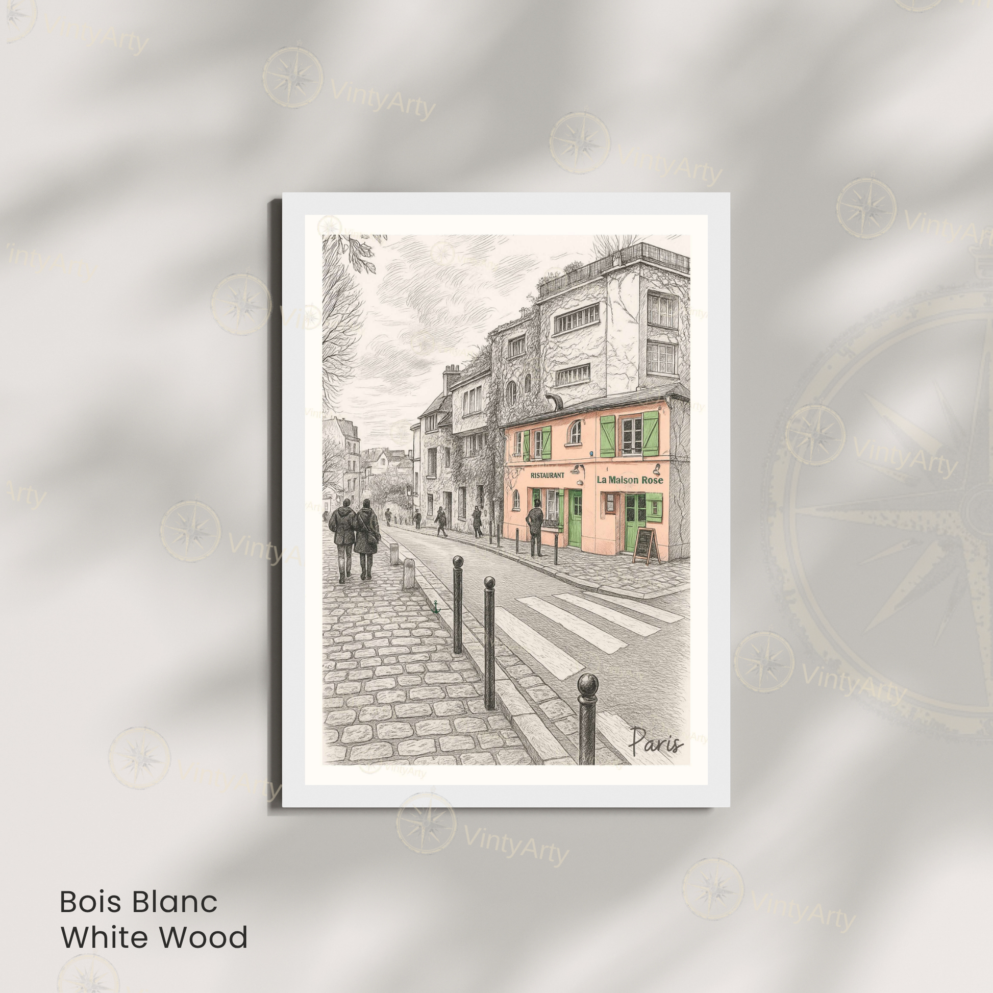 Affiche Paris | Impression déco Montmartre - Sacré Cœur | Affiche France