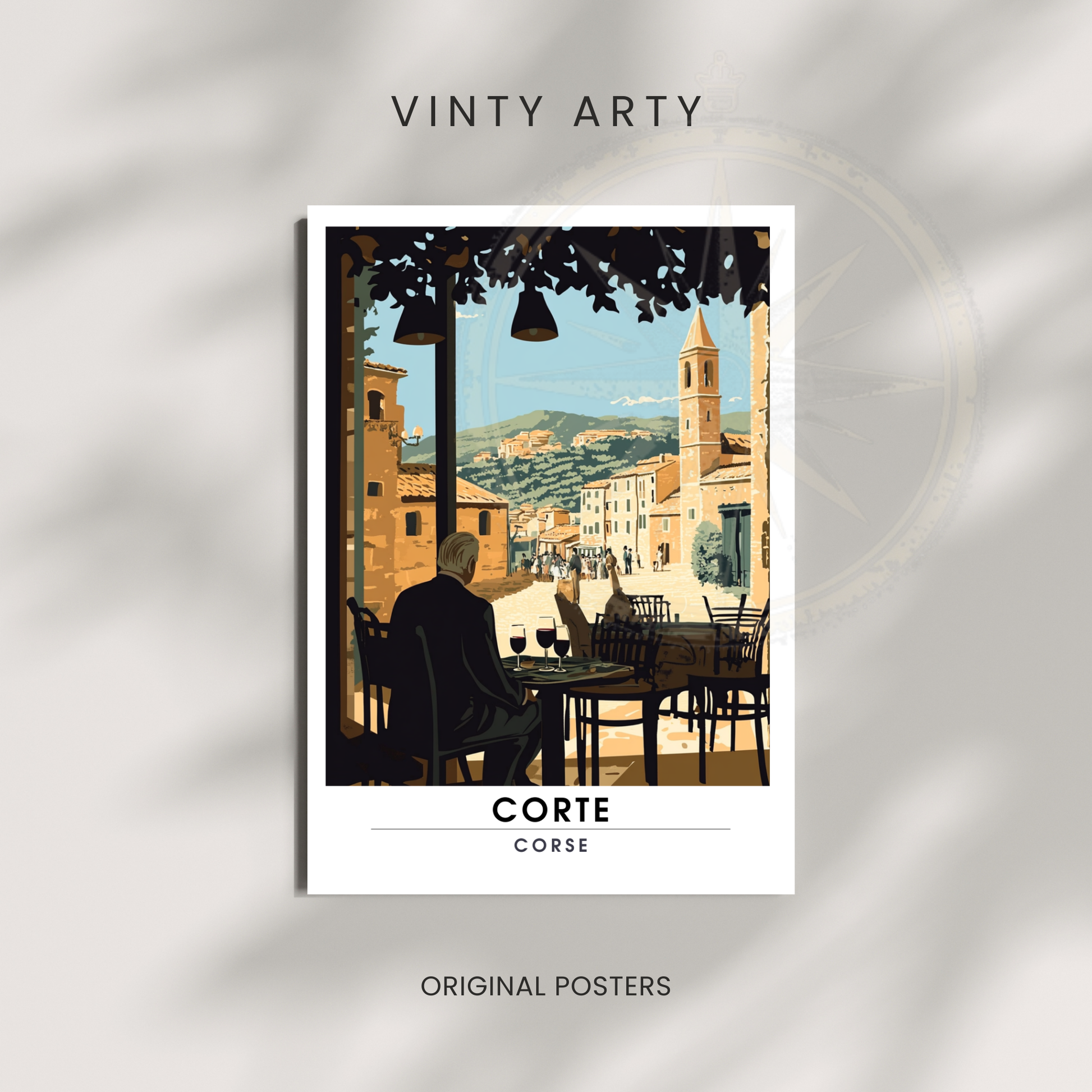 Affiche Corte | Poster Corse | Affiche Corse