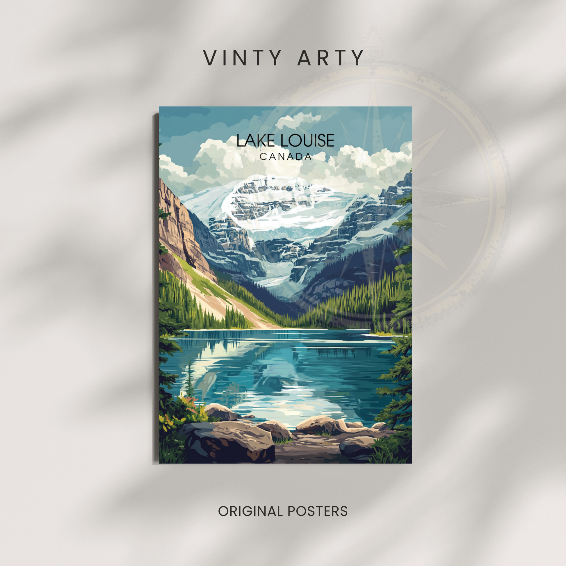 Affiche Lac Louise | Impression Canada | Affiche Lac