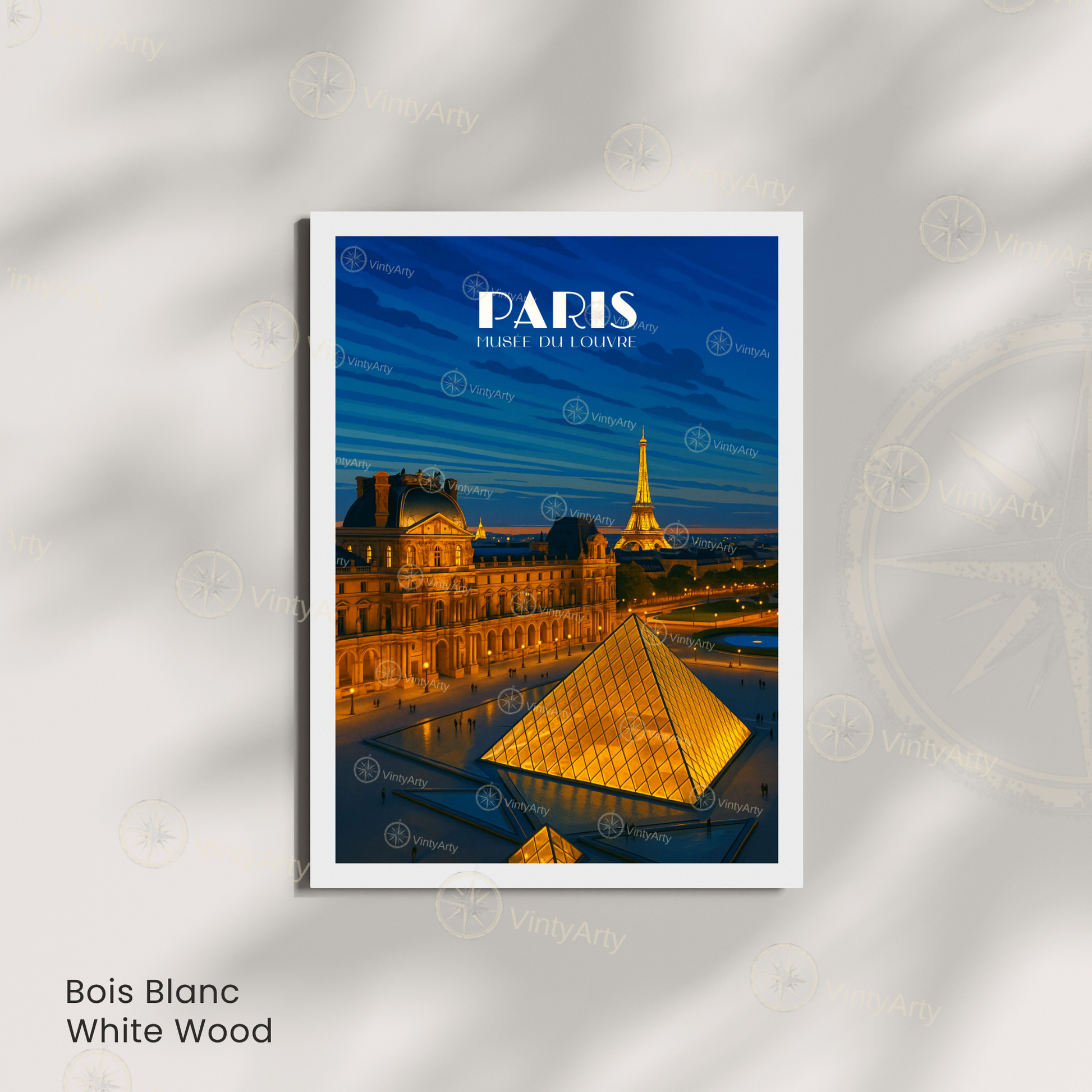 Affiche Paris | Poster Musée du Louvre  | Affiche France