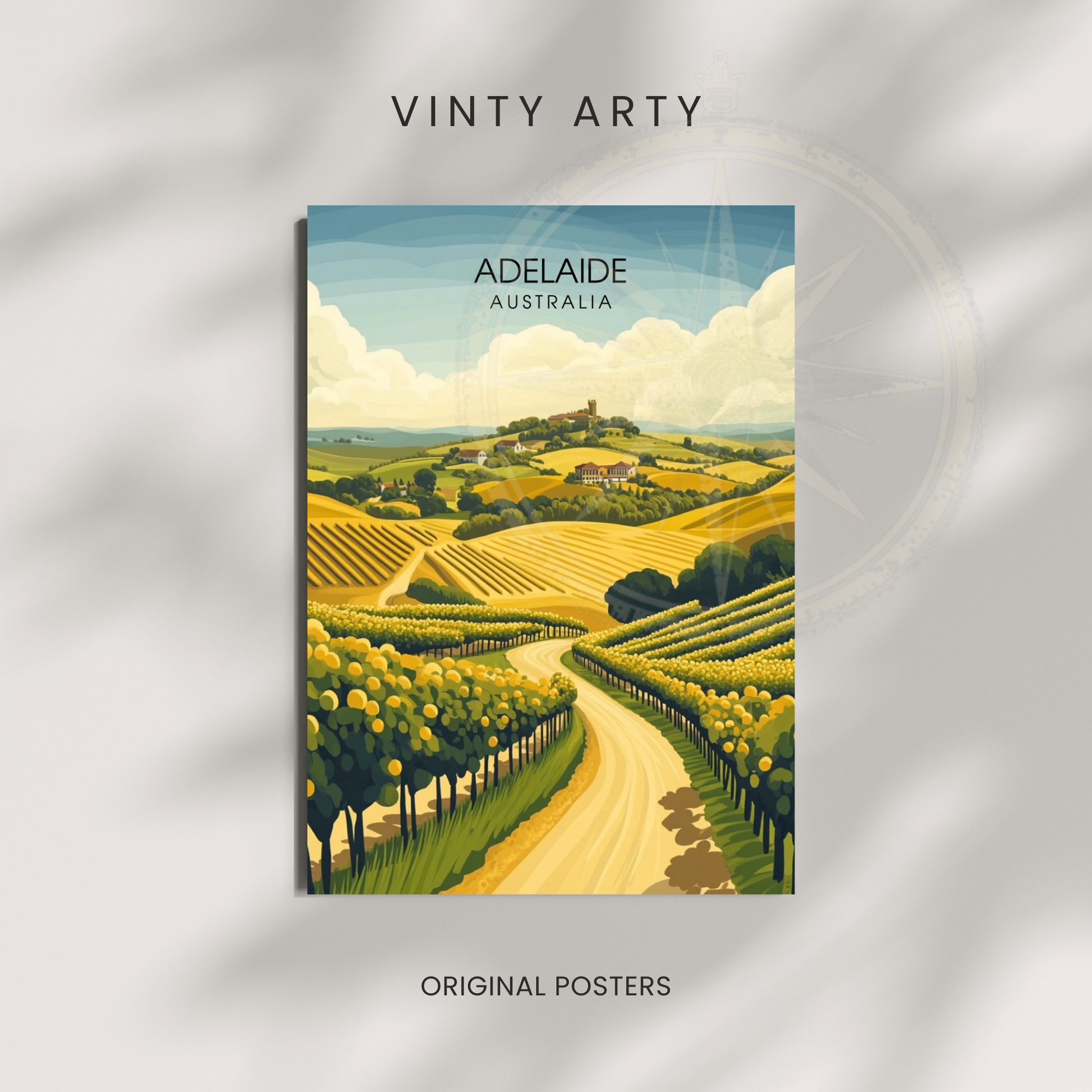 Affiche Adélaïde | Impression Australie | Affiche Australie