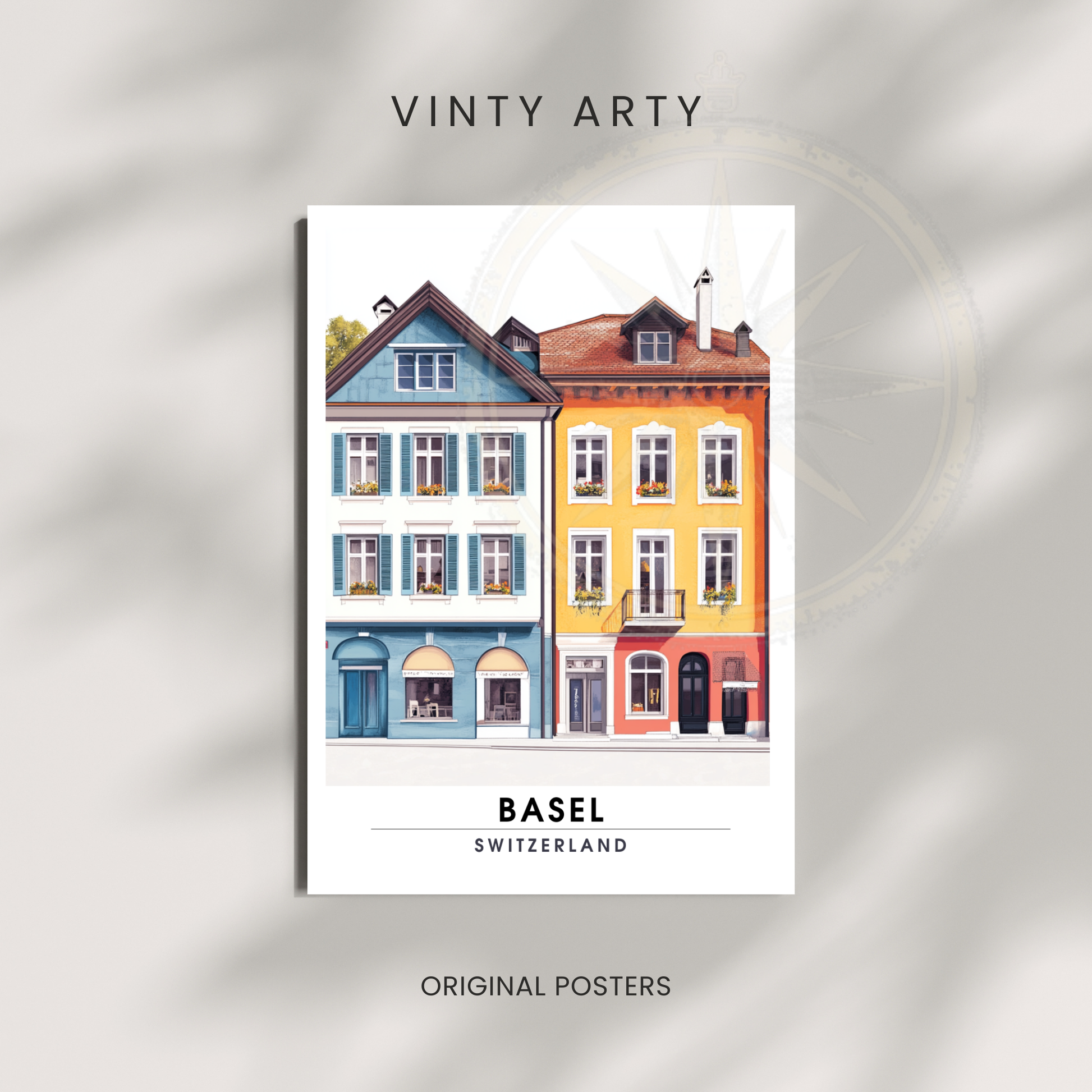 Affiche Bâle | Impression de voyage Suisse | Affiche Suisse