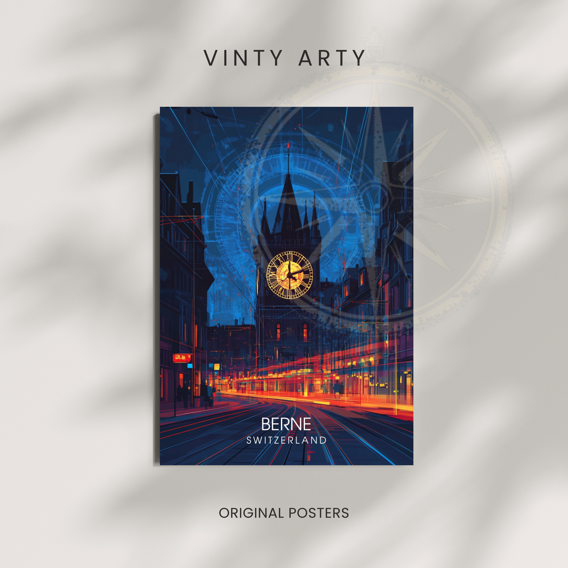 Affiche Berne | Impression de voyage Suisse | Affiche Suisse