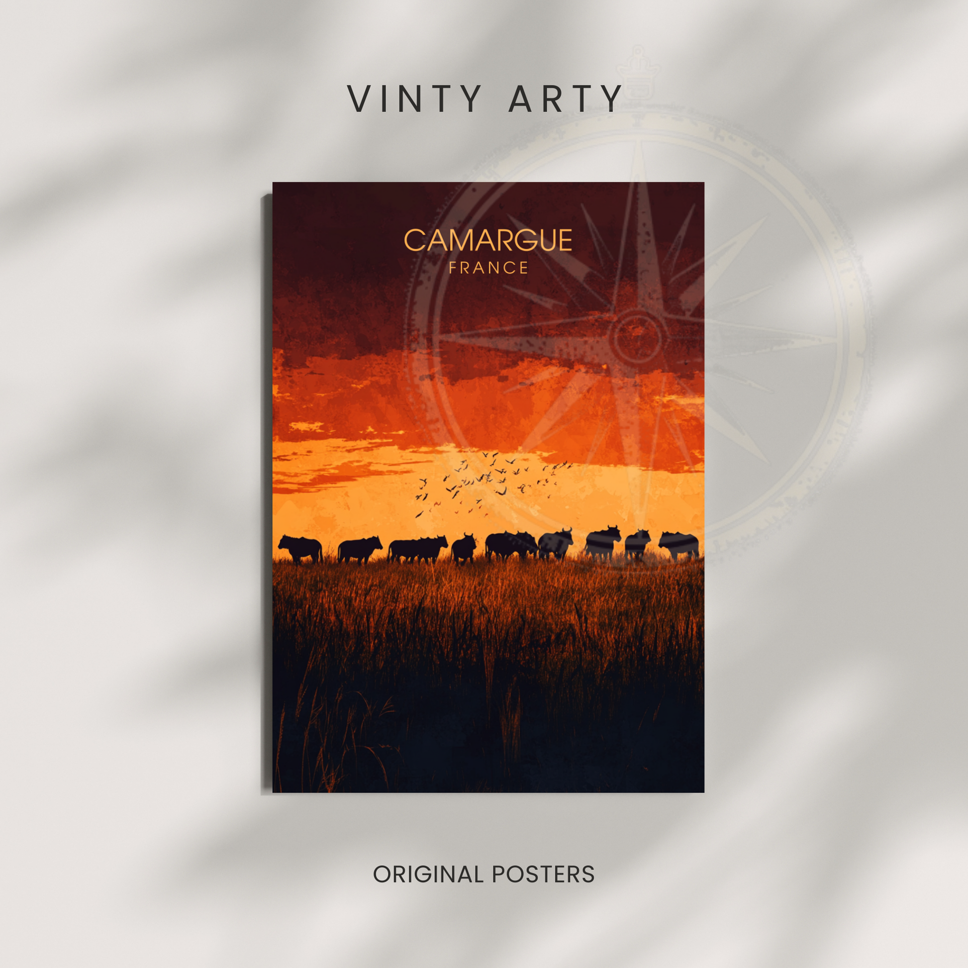 Affiche Camargue  | Impression france |  France